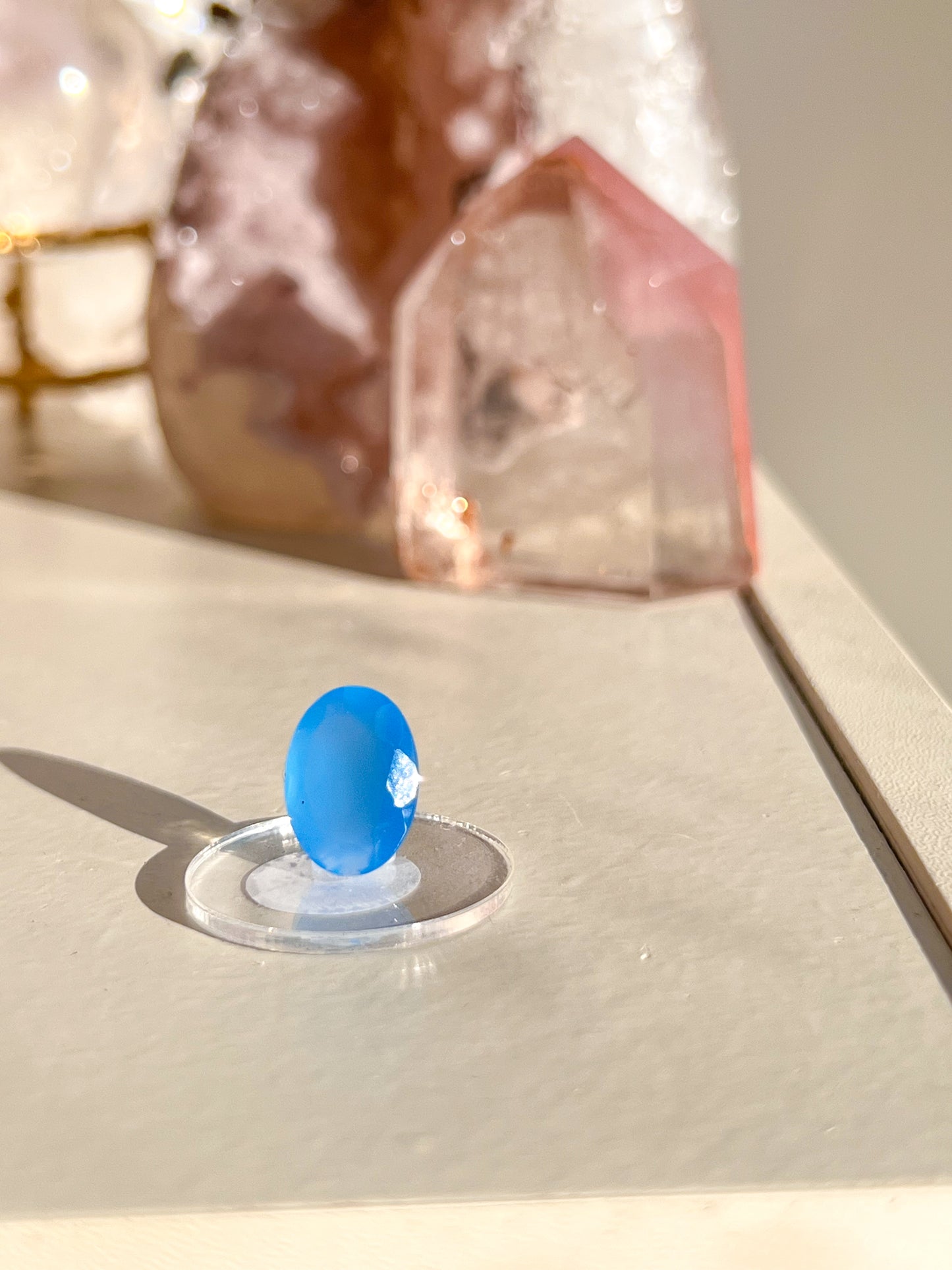 Blue Chalcedony Gem