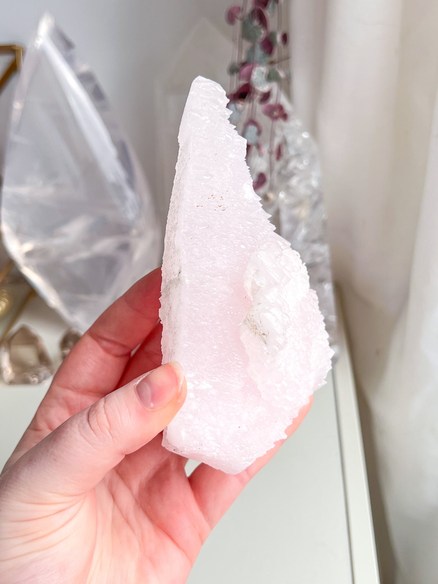 Rare Pink Calcite specimen