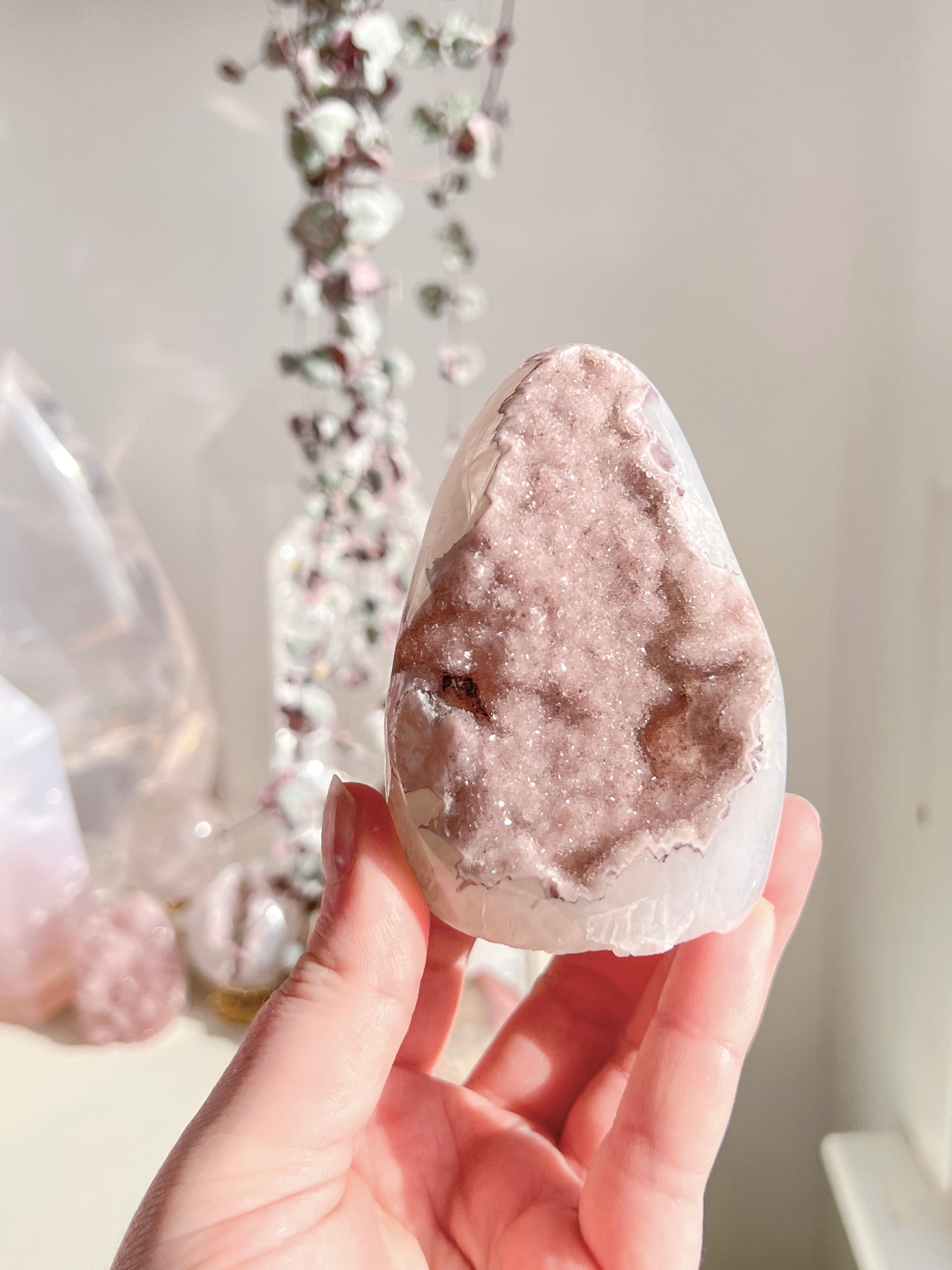 Pink Rainbow Amethyst Freeform