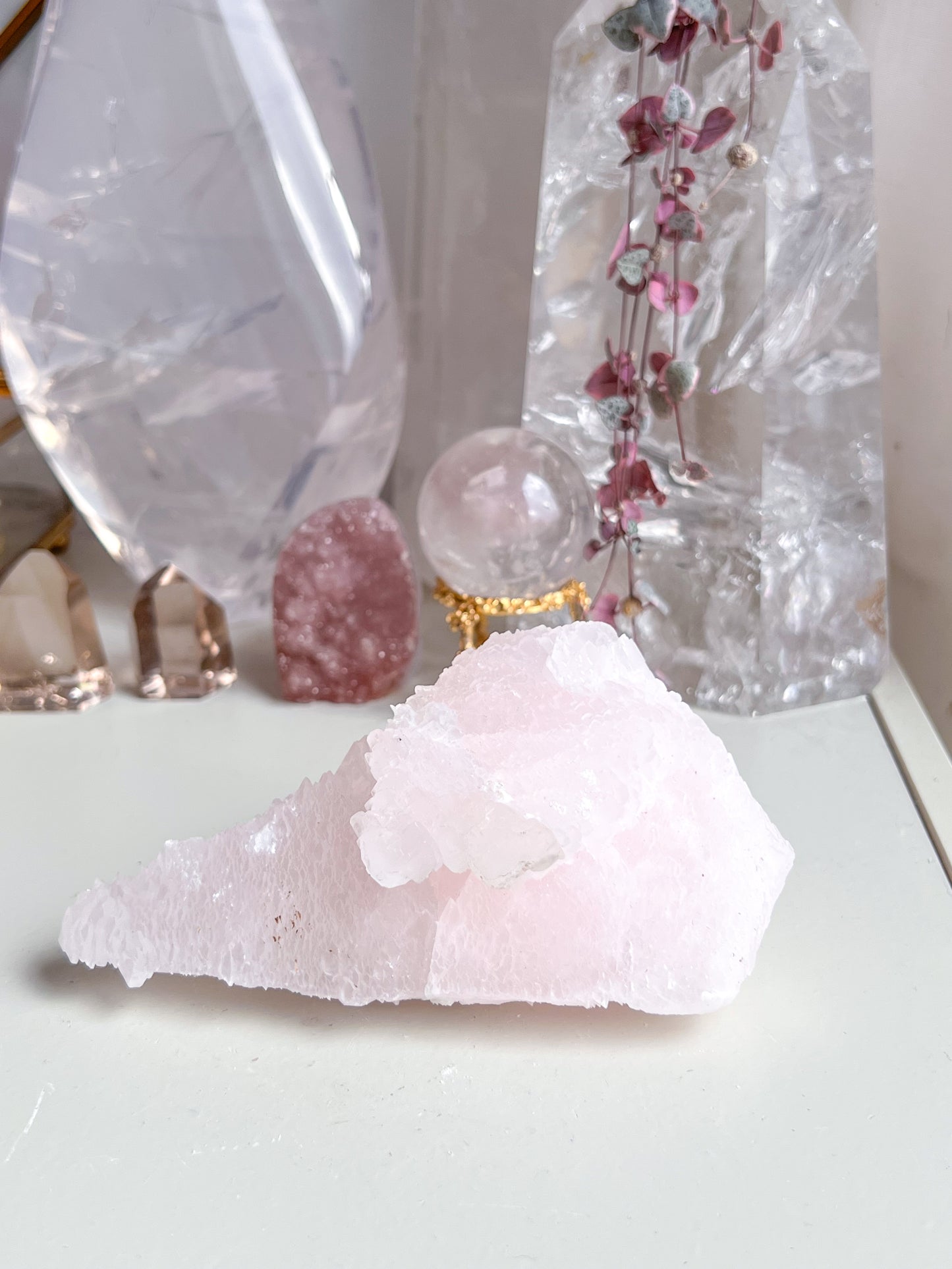 Rare Pink Calcite specimen
