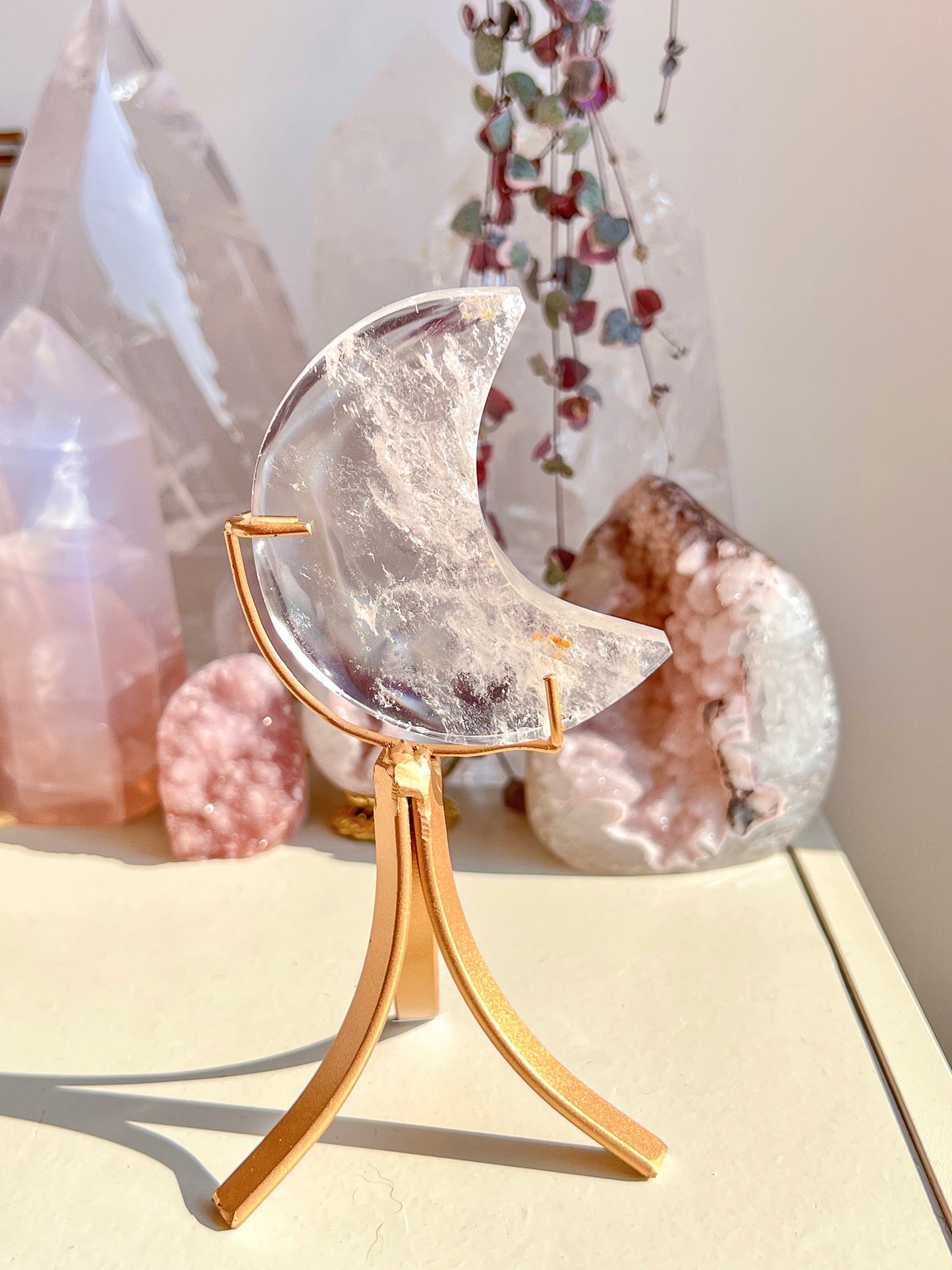 Lemurian Quartz Moon