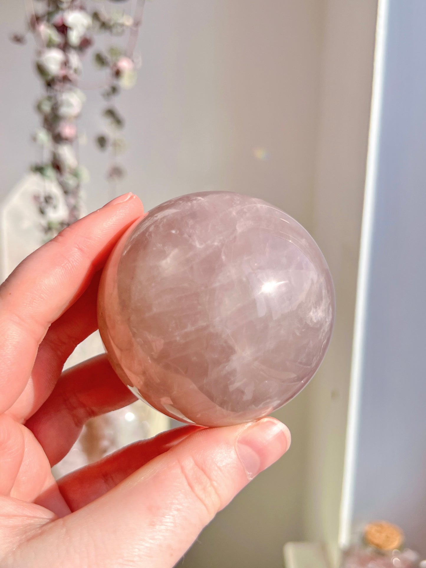 Blue Lavender Rose Quartz