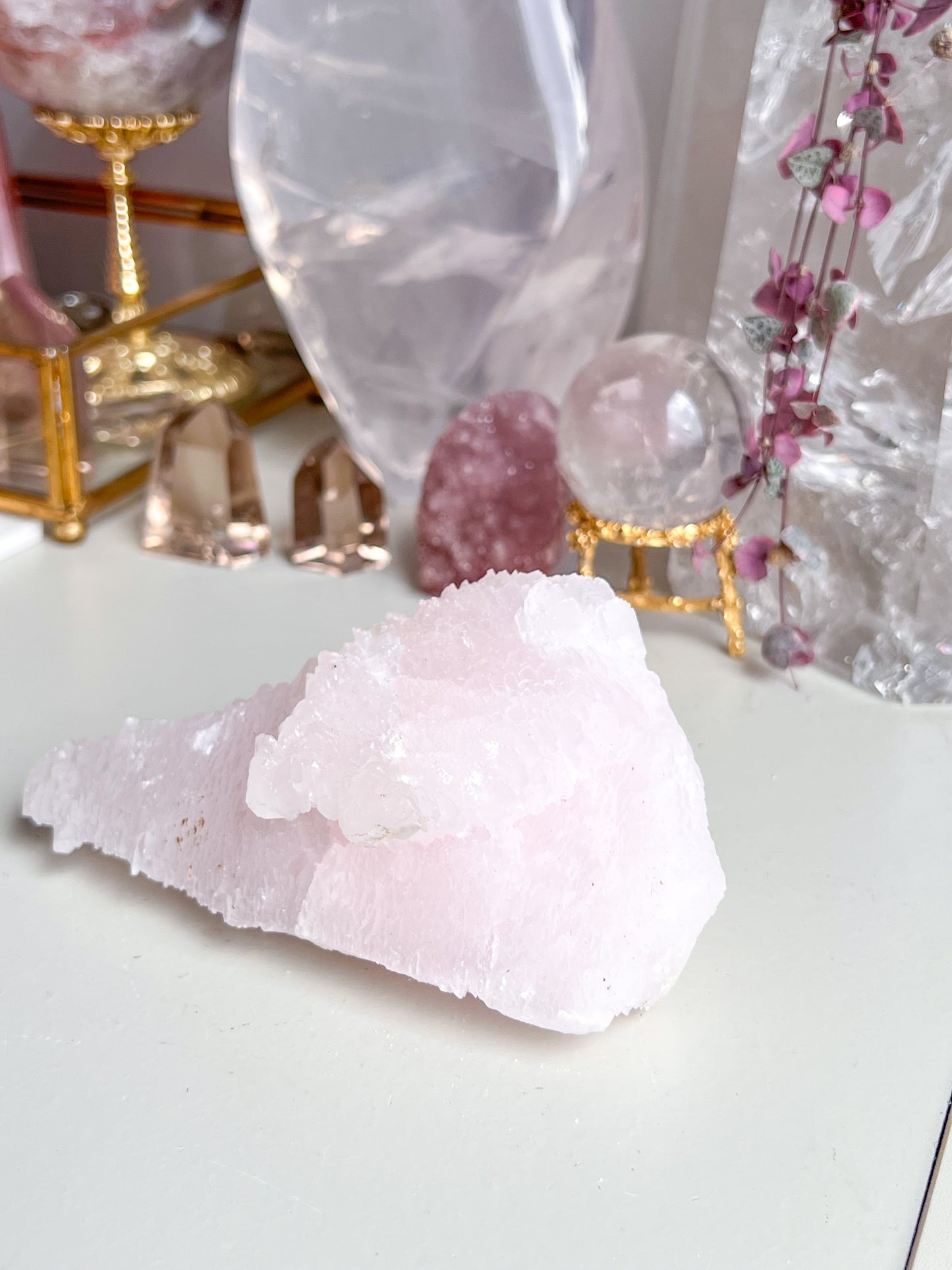 Rare Pink Calcite specimen
