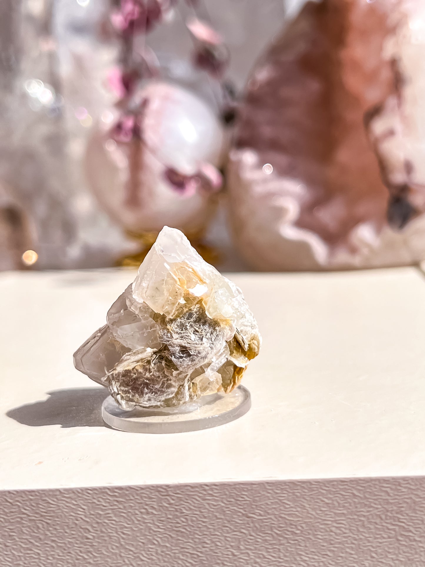 Rare Blue/Green Fluorite with Mica