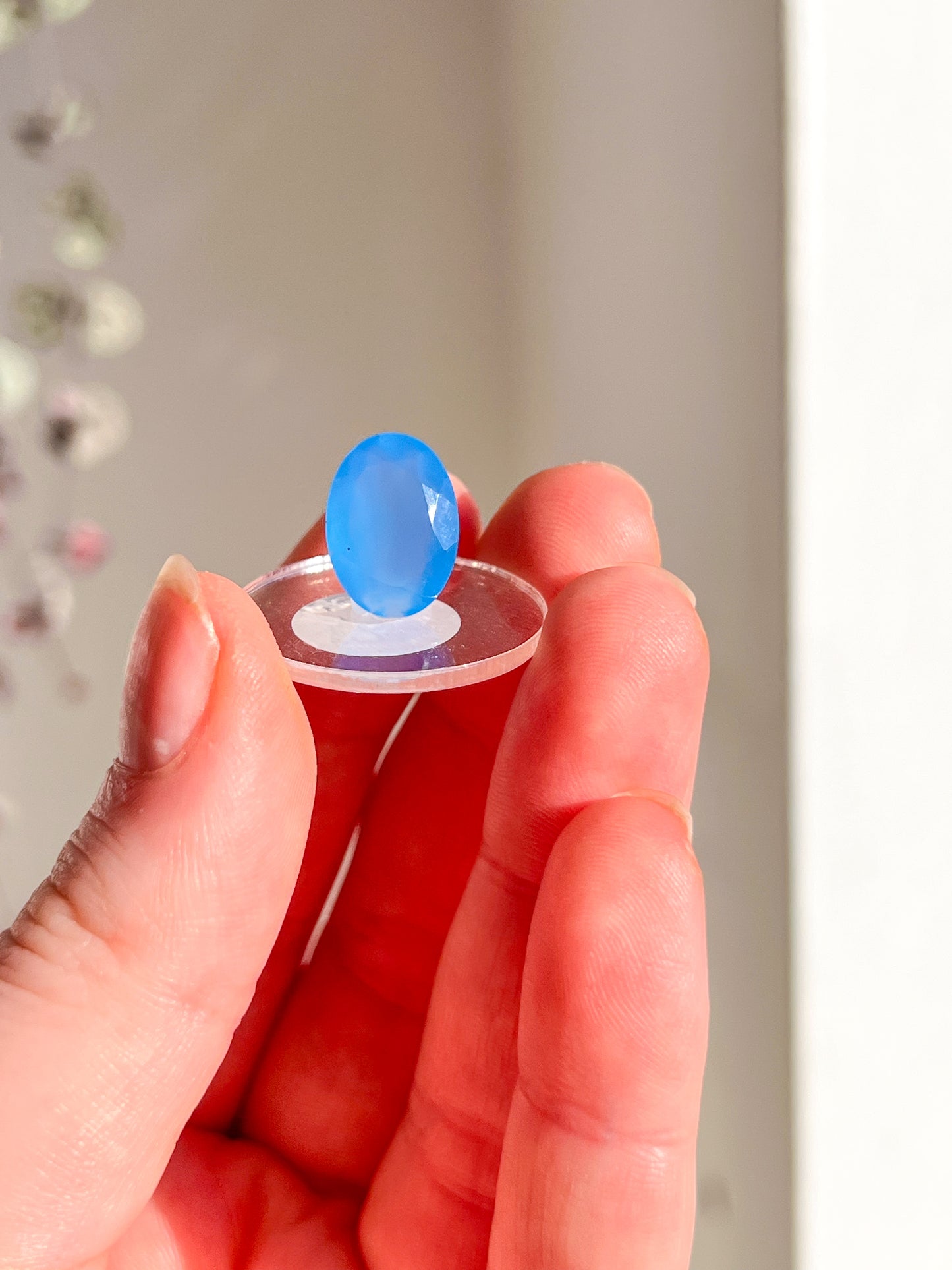 Blue Chalcedony Gem