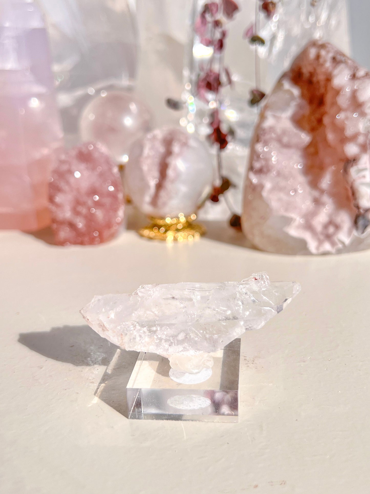 Sacred Pink Lemurian Cluster
