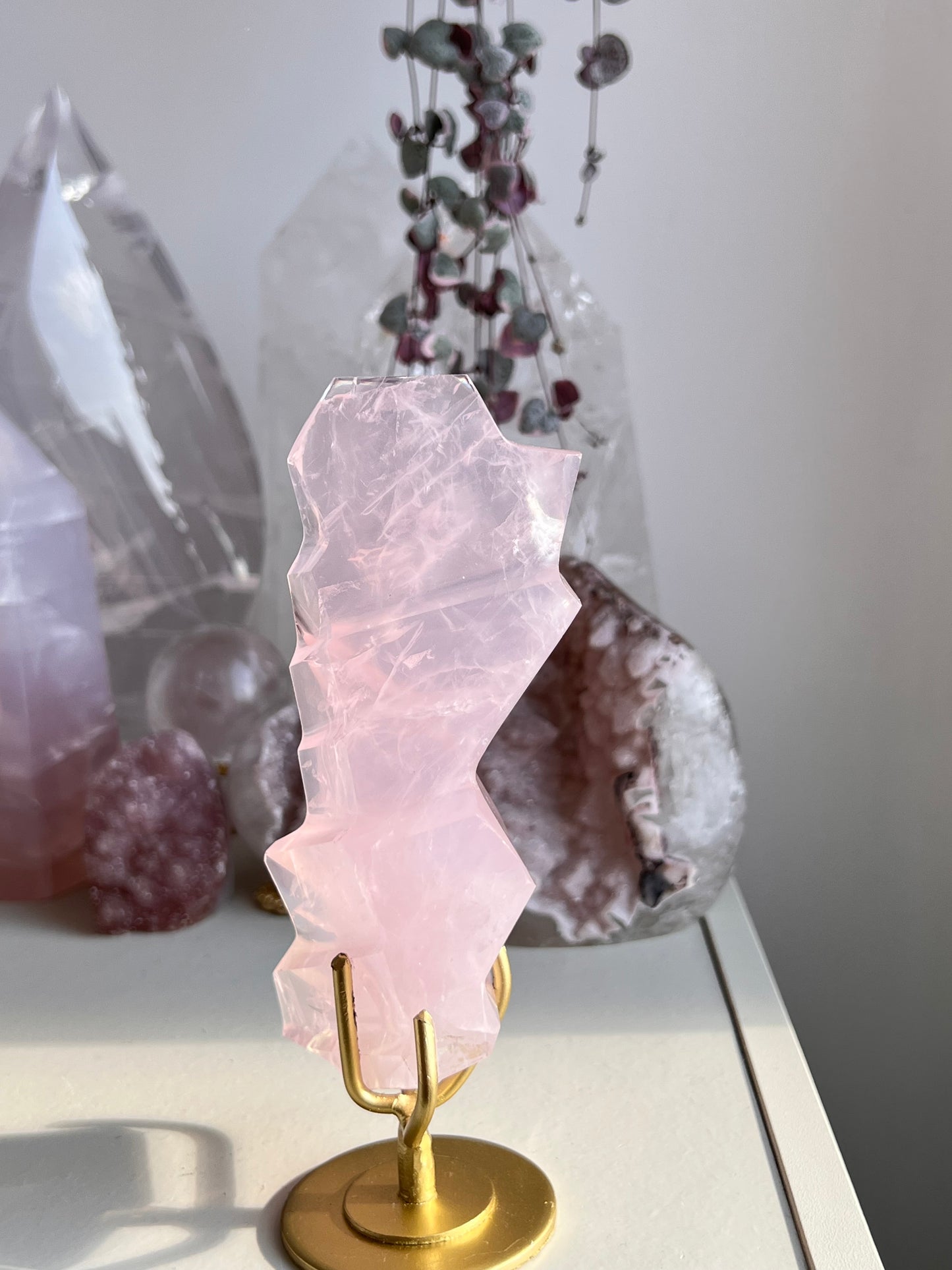 Rose Quartz sculpture