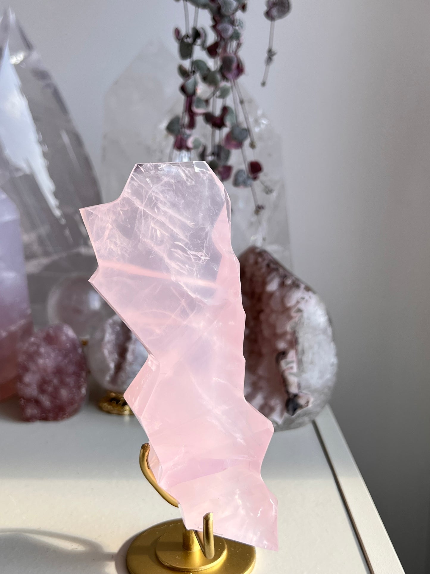 Rose Quartz sculpture