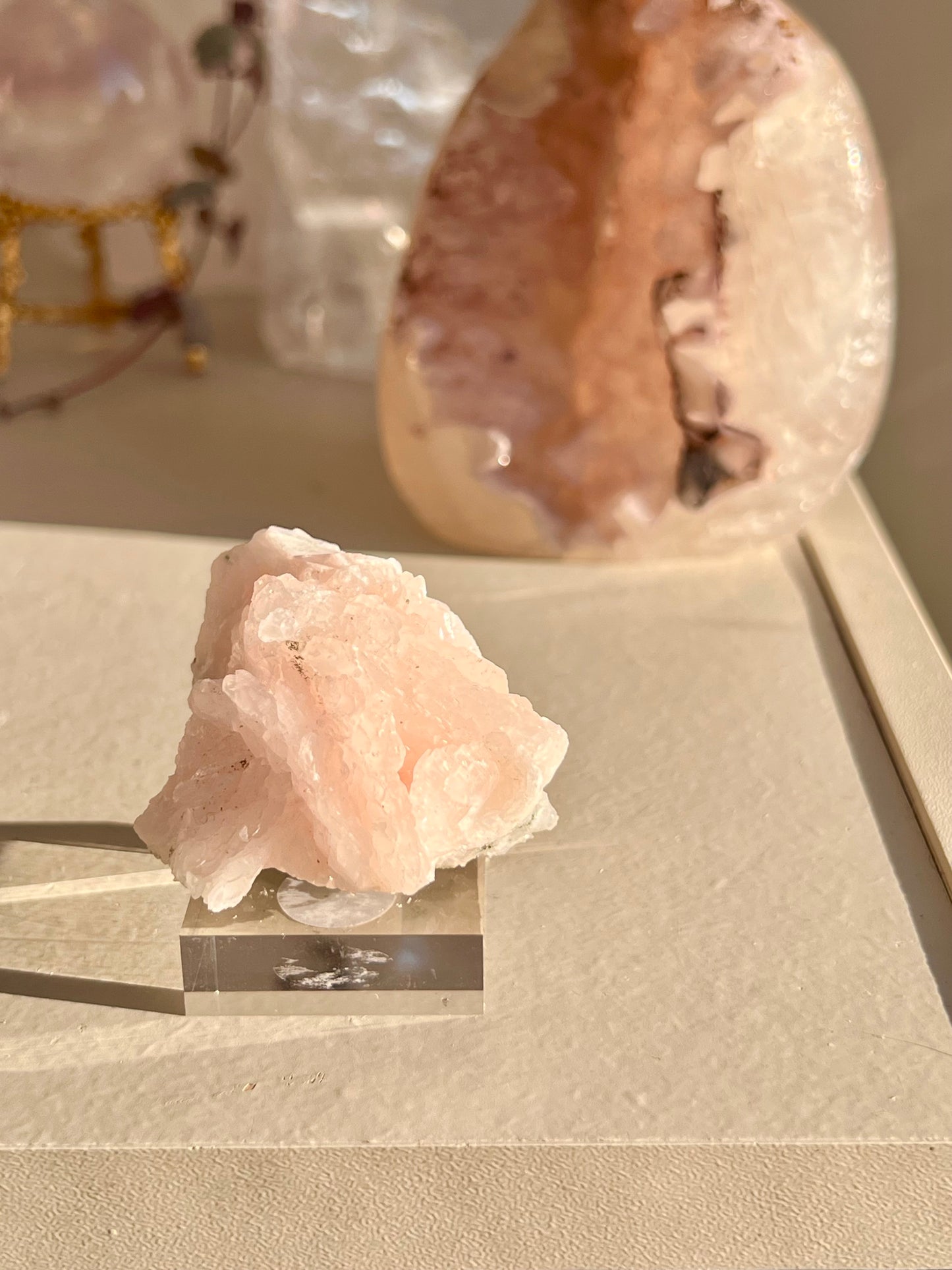 Pink Calcite Specimen