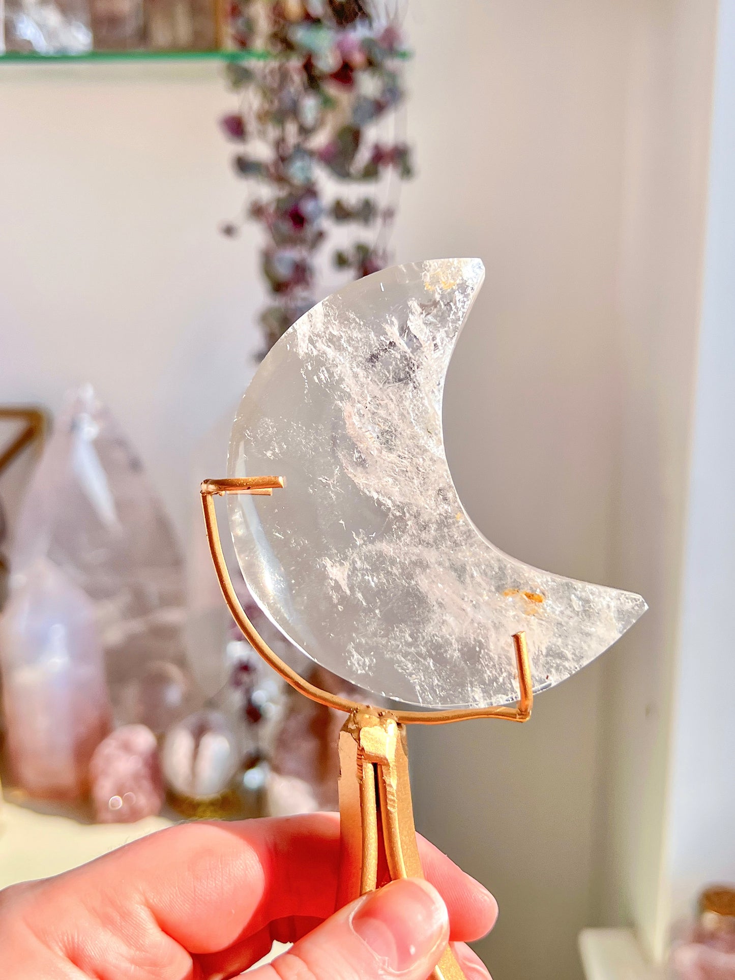 Lemurian Quartz Moon
