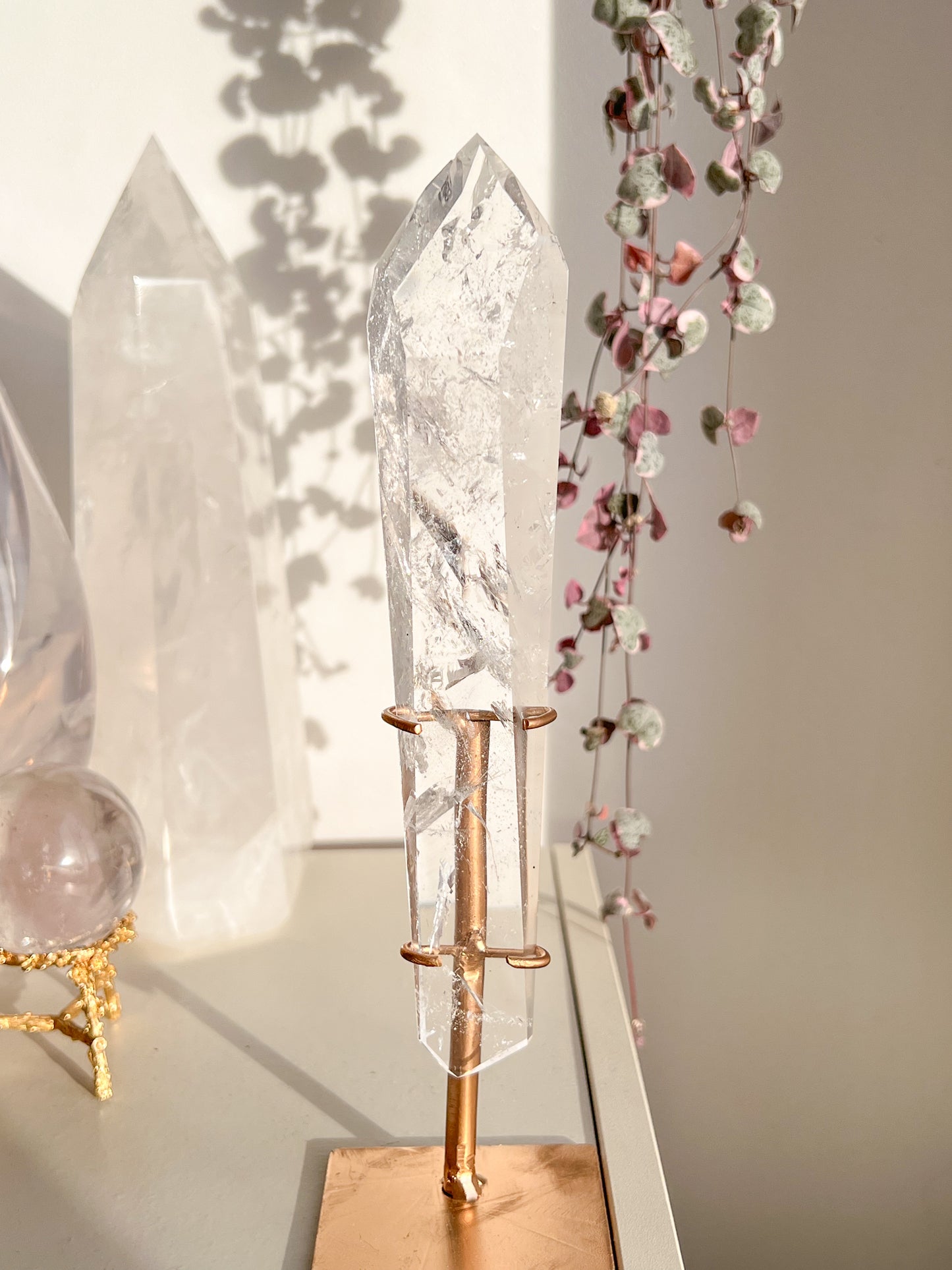 Lemurian Quartz wand