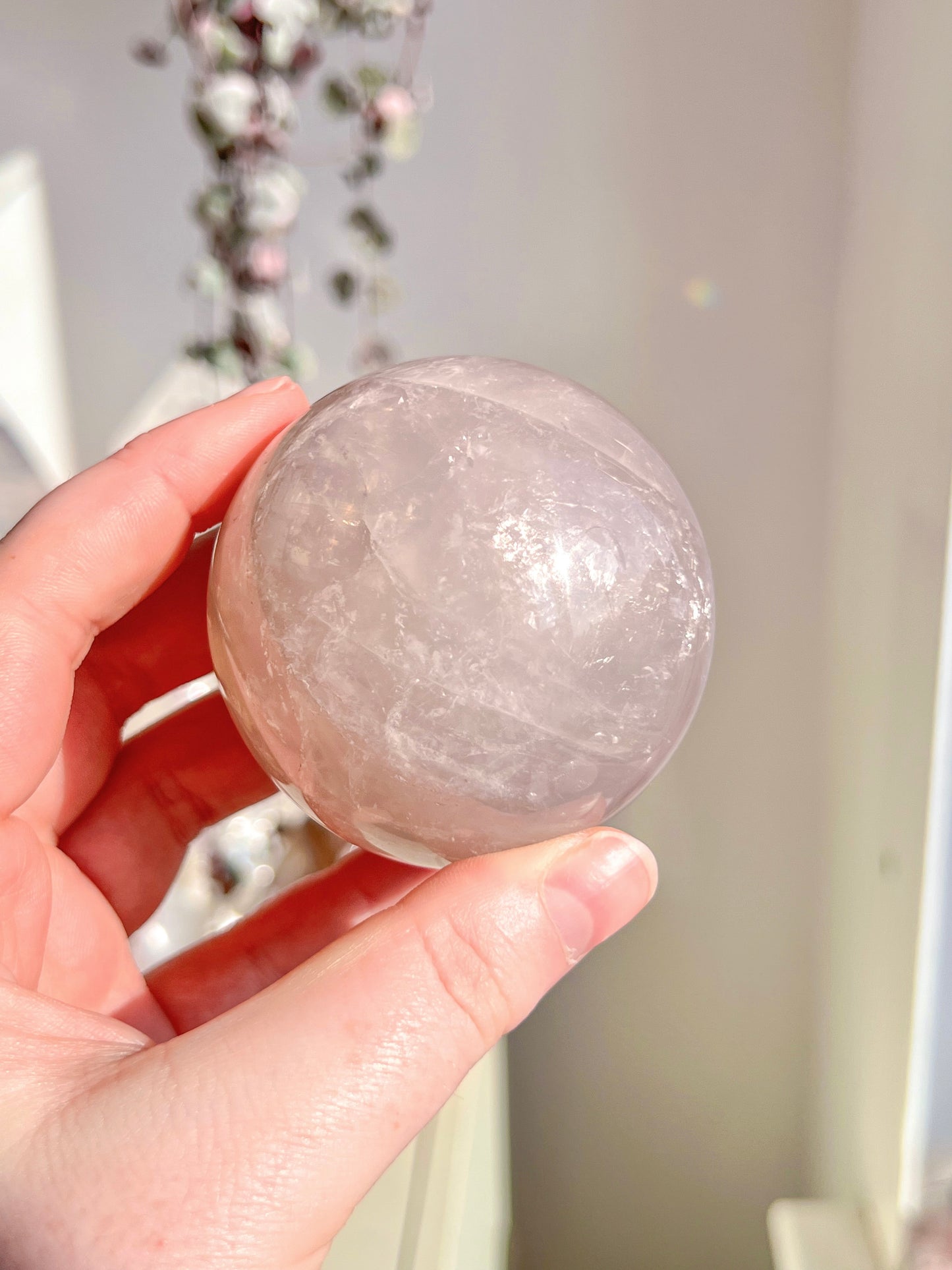 Blue Lavender Rose Quartz