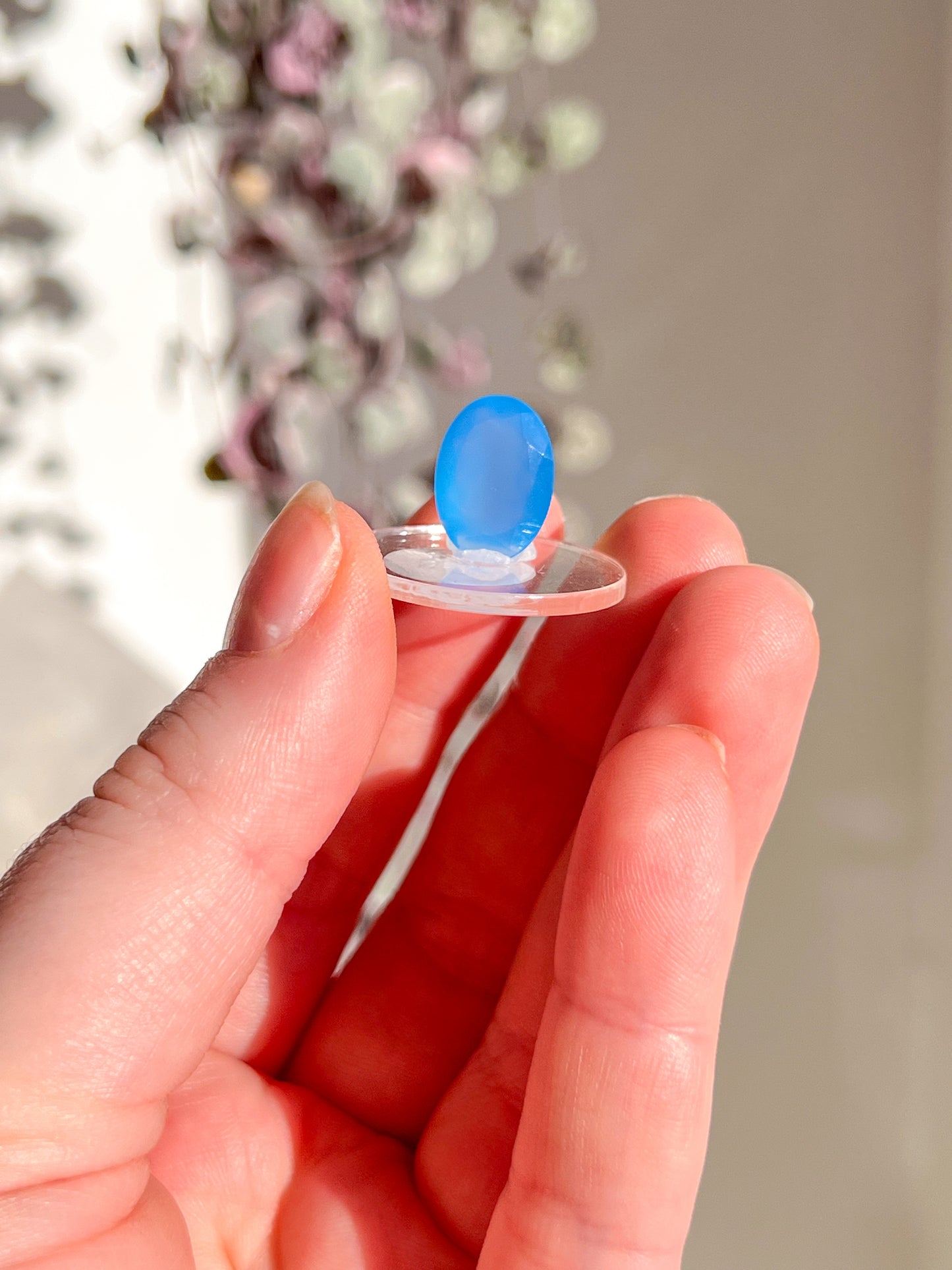 Blue Chalcedony Gem
