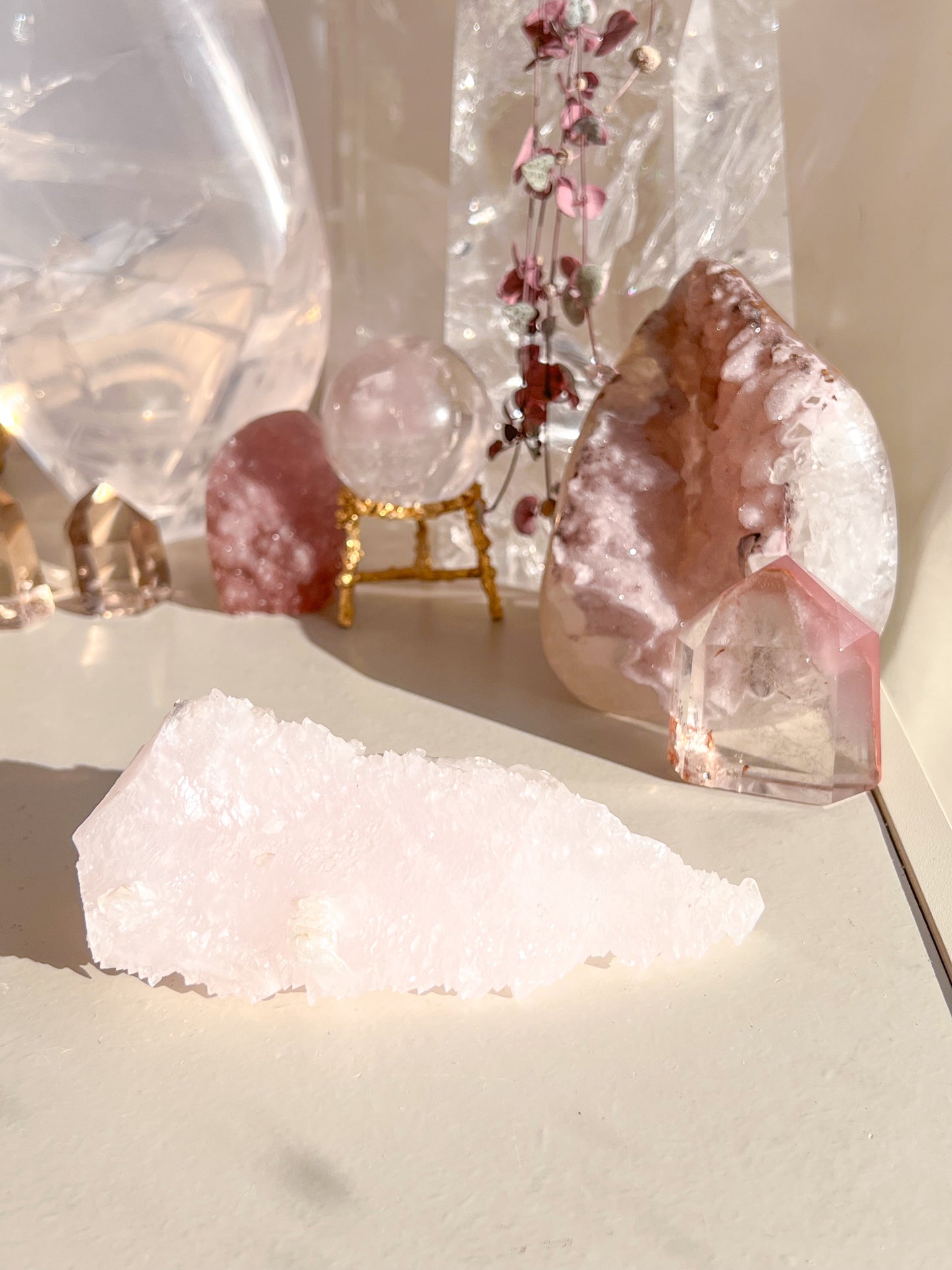 Rare Pink Calcite specimen