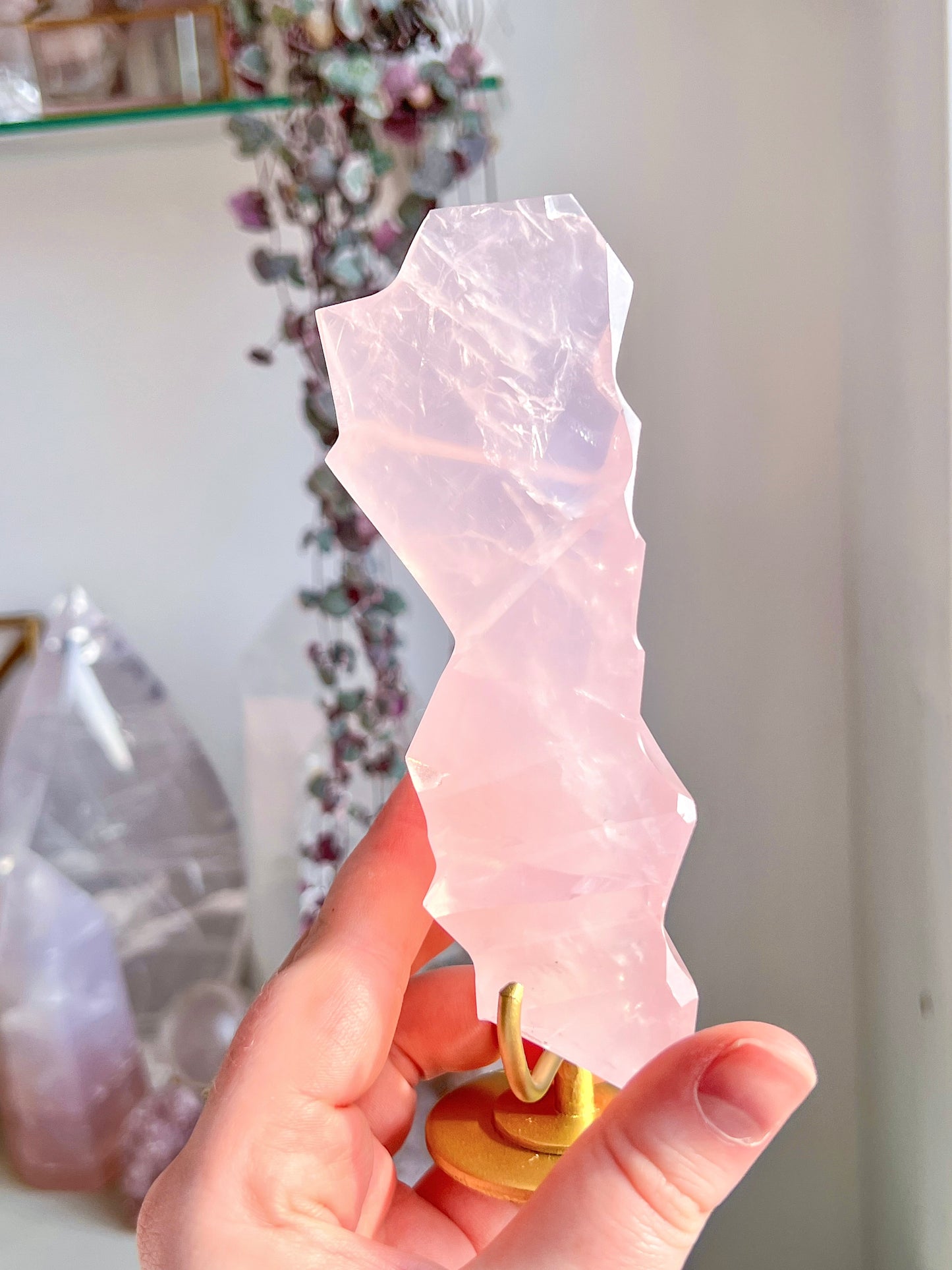 Rose Quartz sculpture