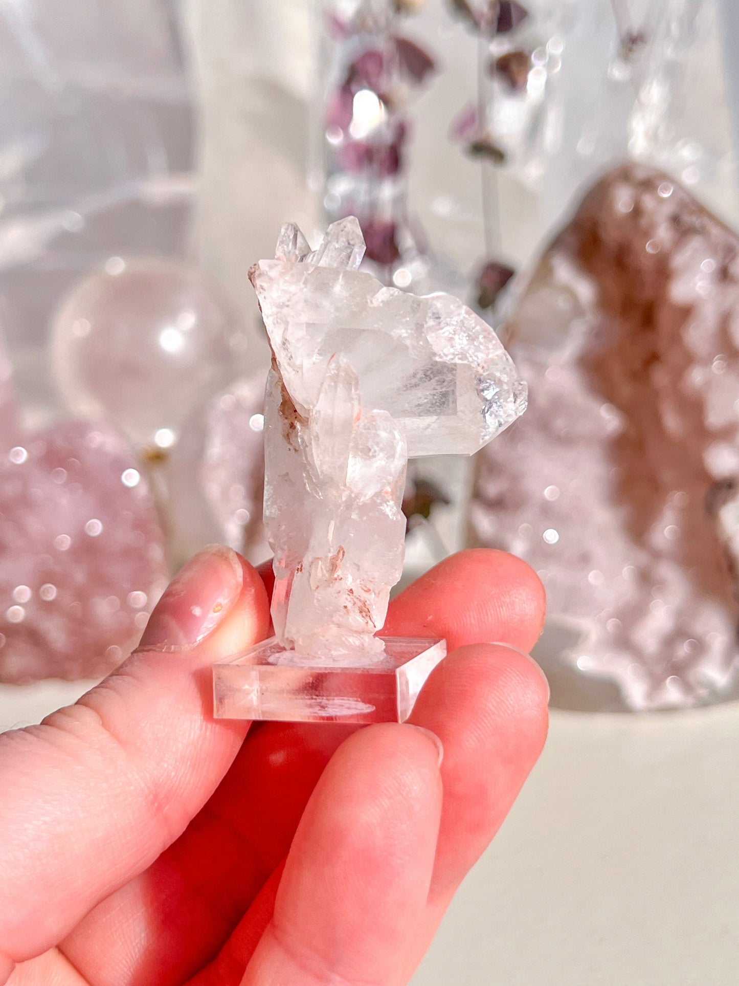 Sacred Pink Lemurian Cluster