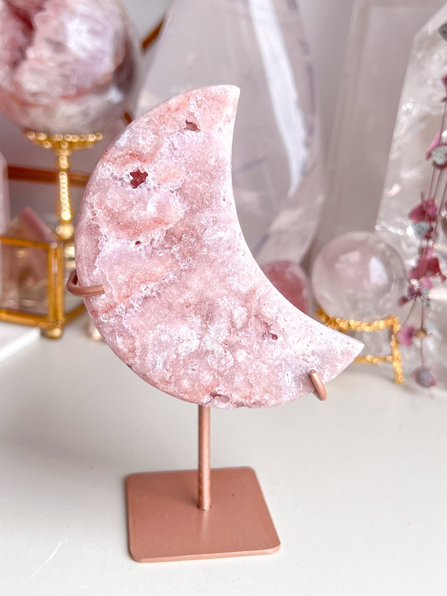 Pink amethyst moon