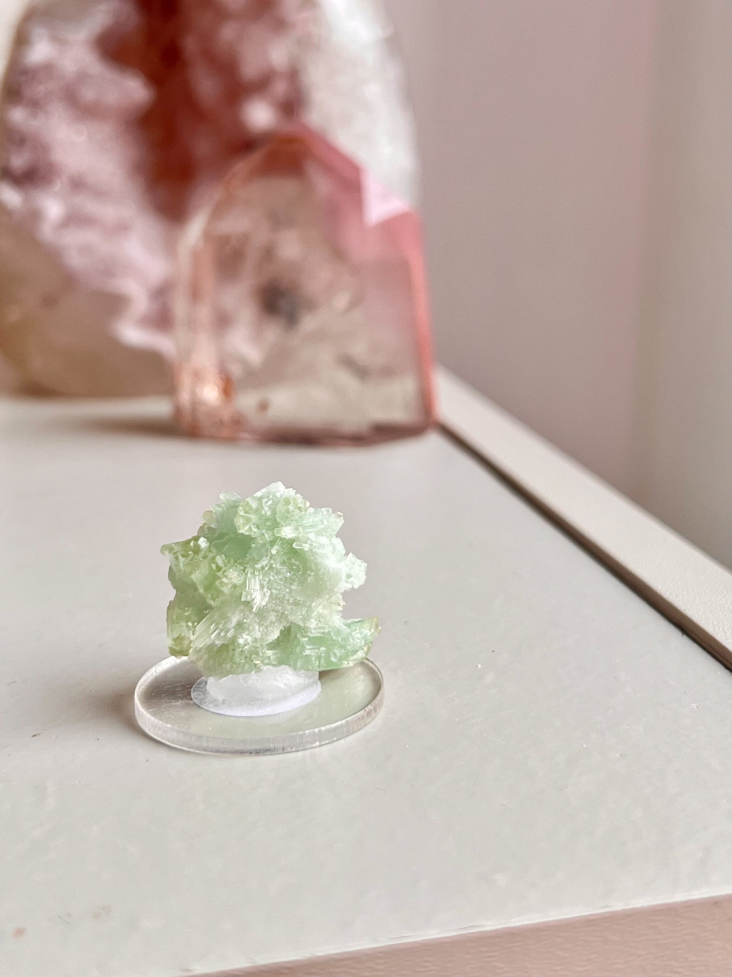 Green Tourmaline Cluster