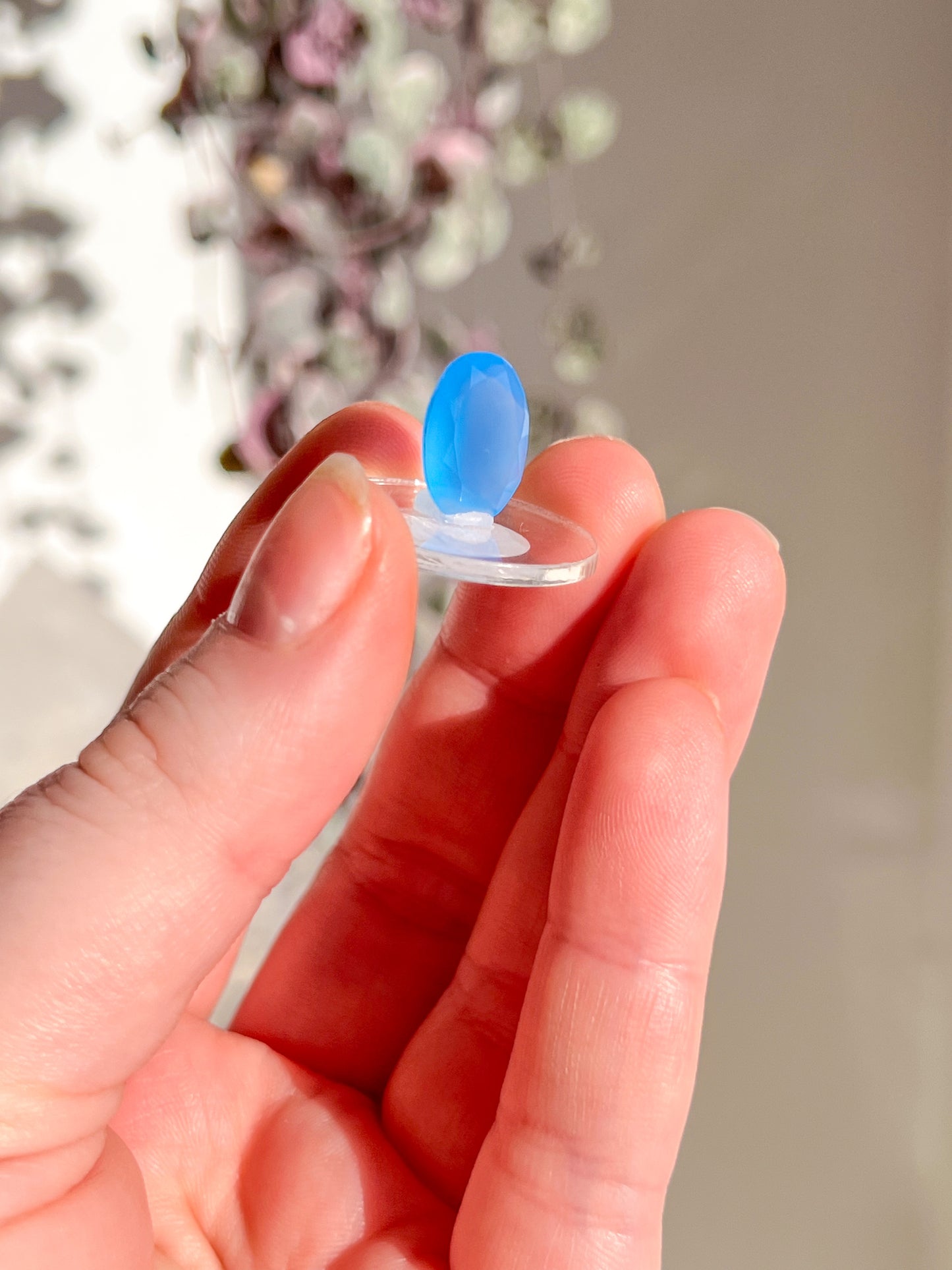 Blue Chalcedony Gem