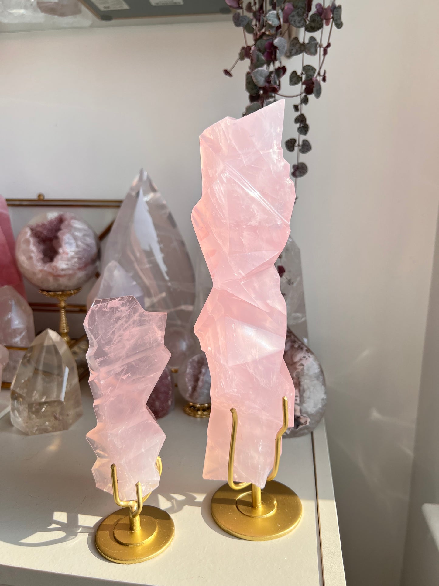 Rose Quartz sculpture