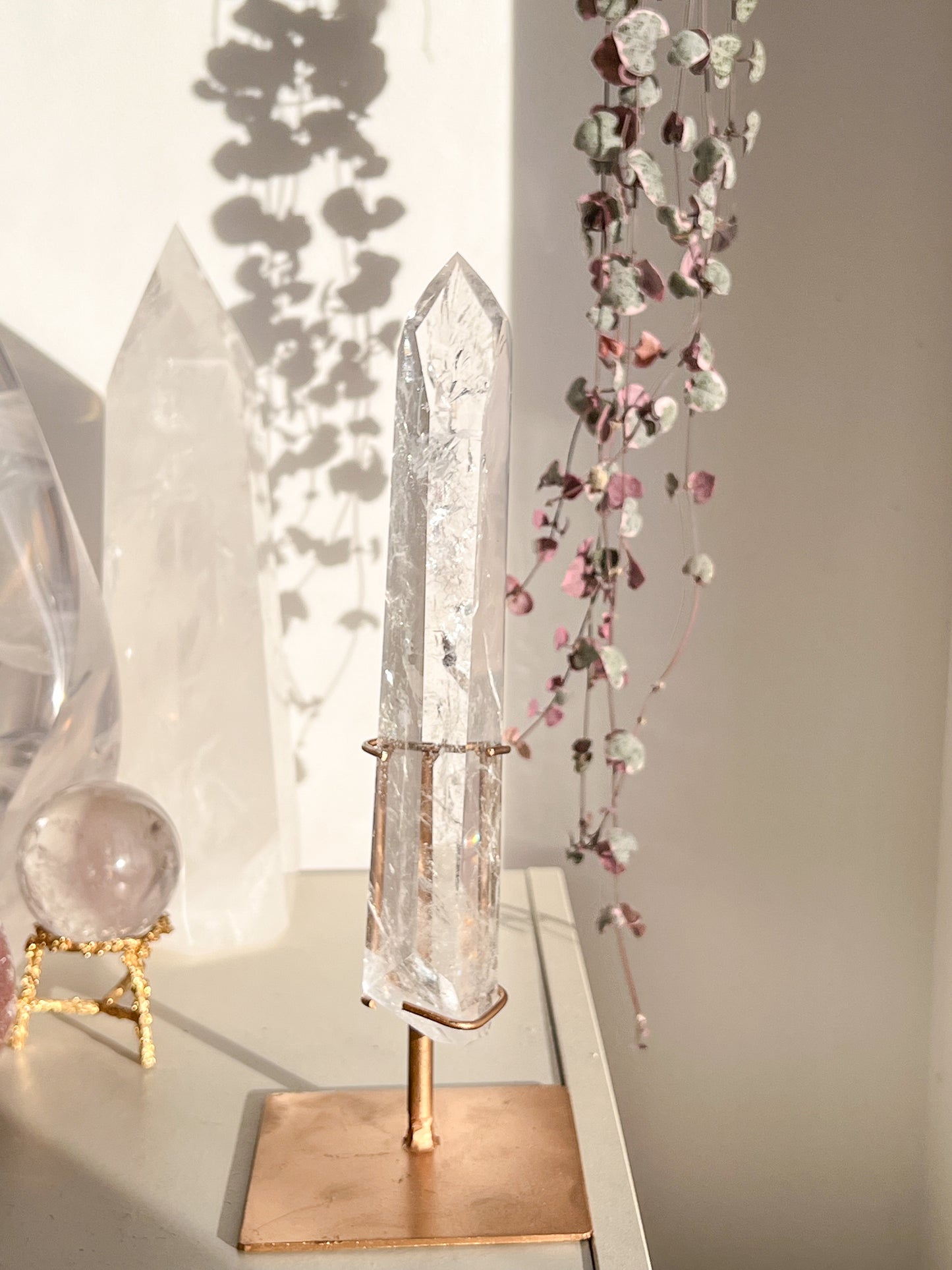 Lemurian Quartz wand