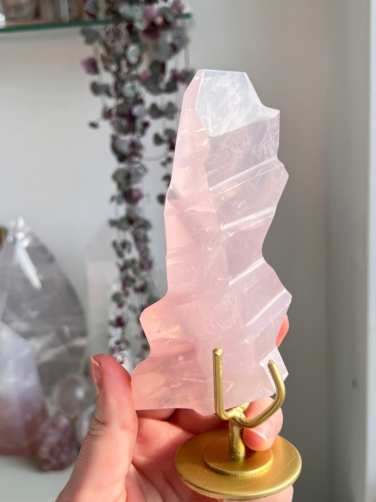 Rose Quartz sculpture