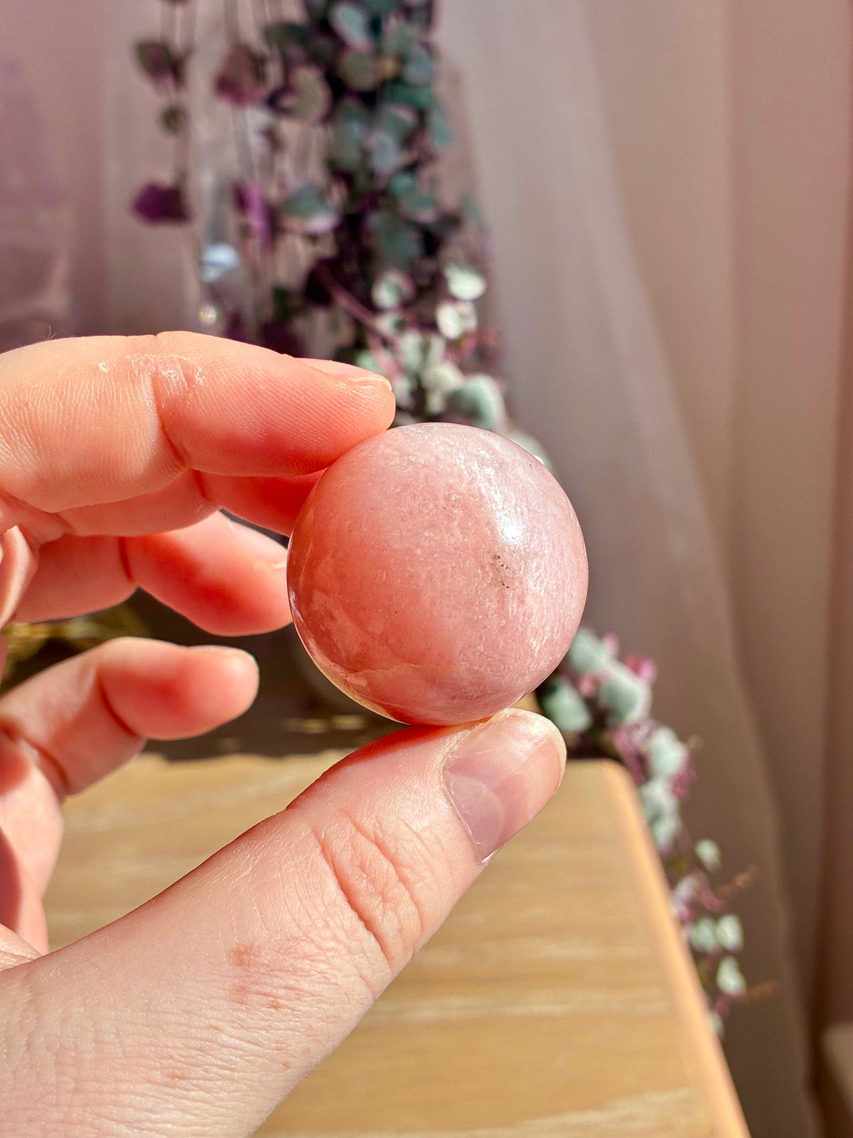 Pink Petalite Sphere