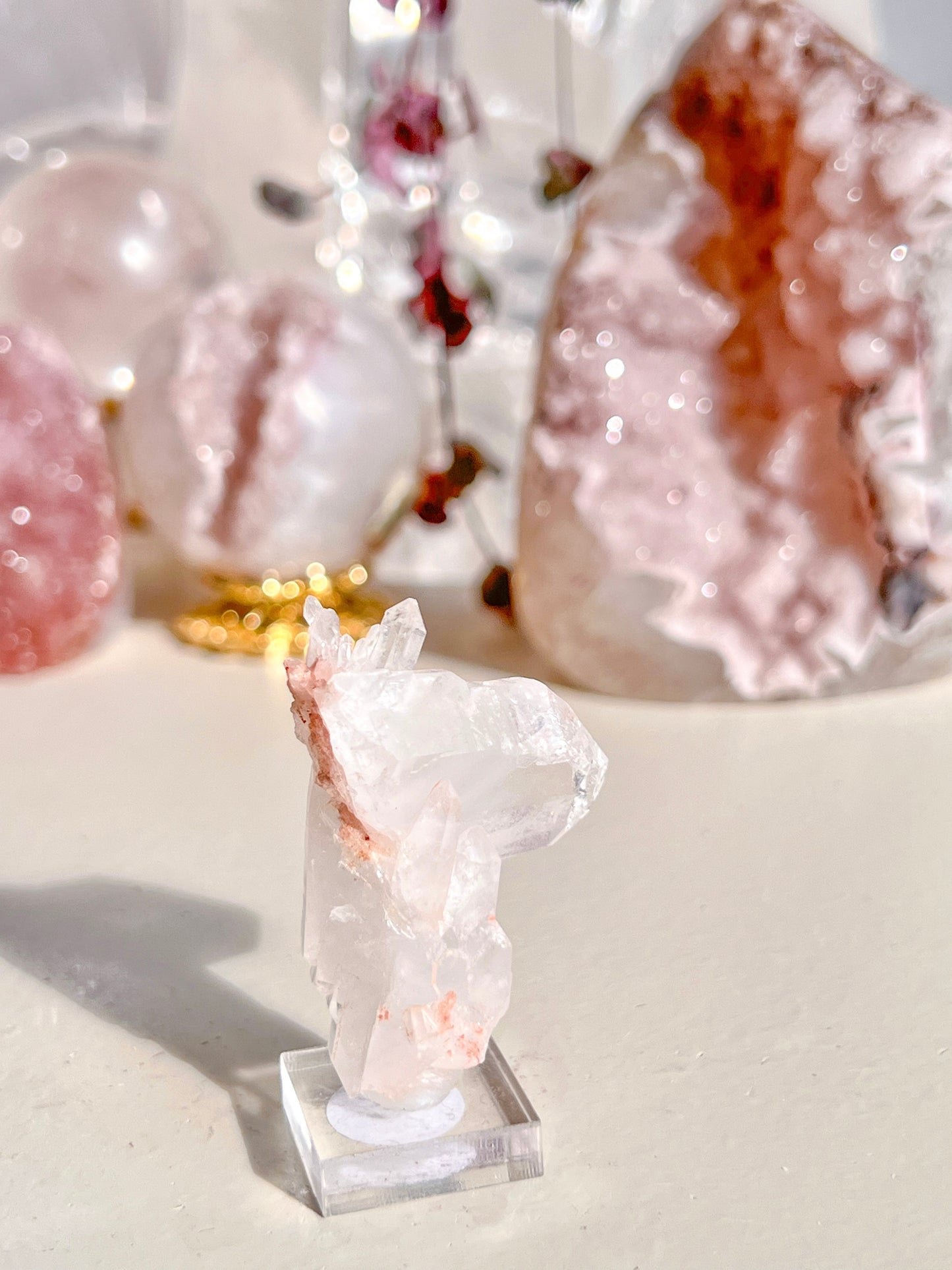 Sacred Pink Lemurian Cluster