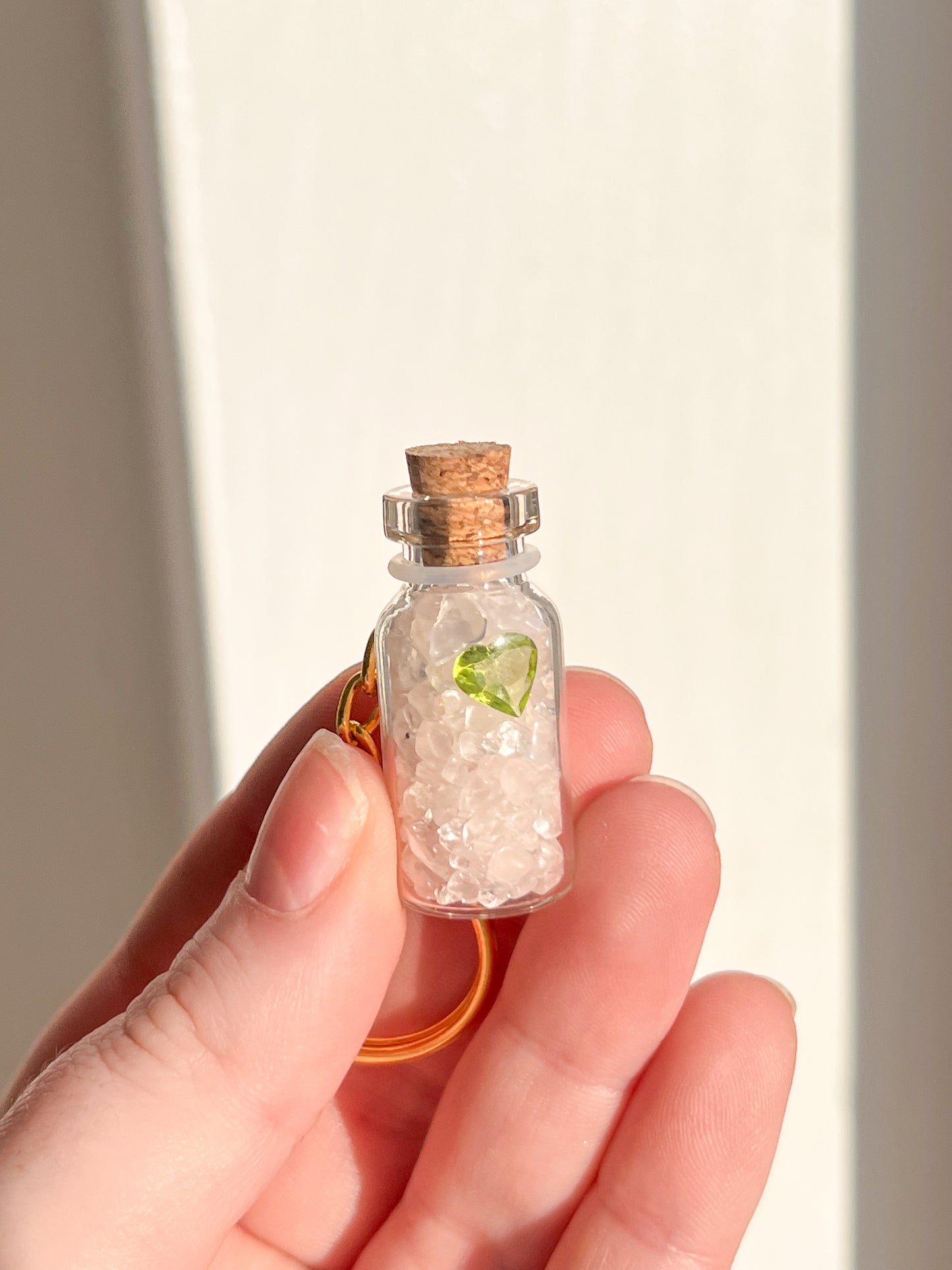 Blissful on the go key ring - Peridot