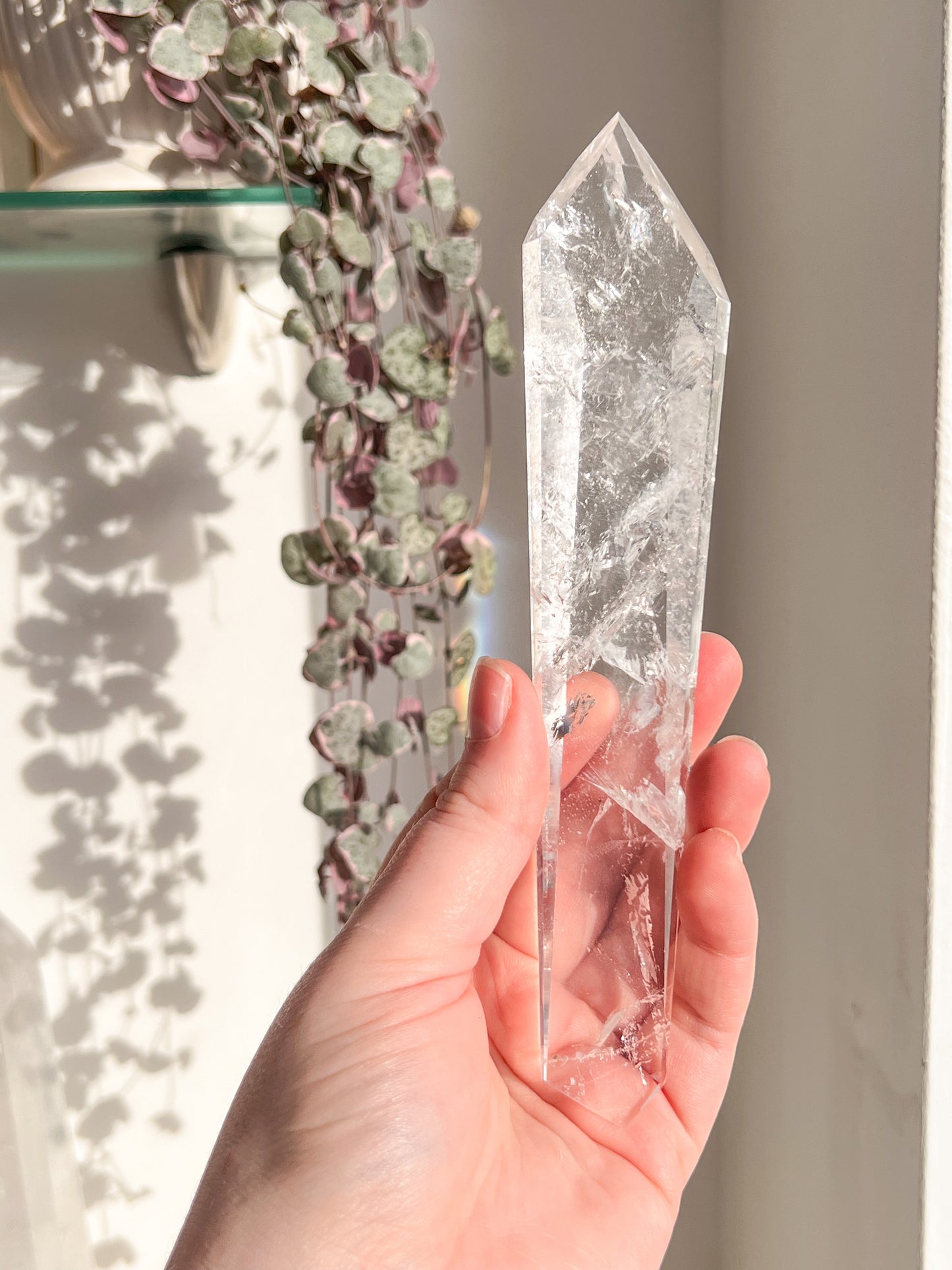 Lemurian Quartz wand