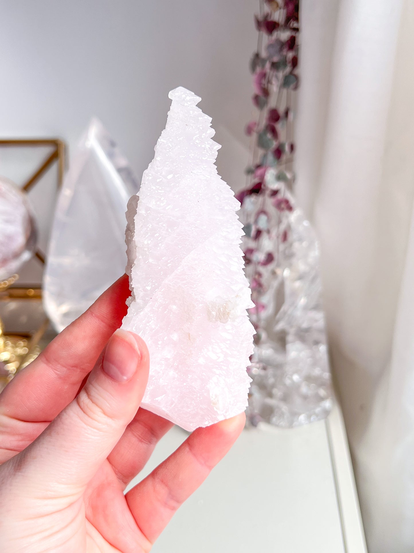 Rare Pink Calcite specimen