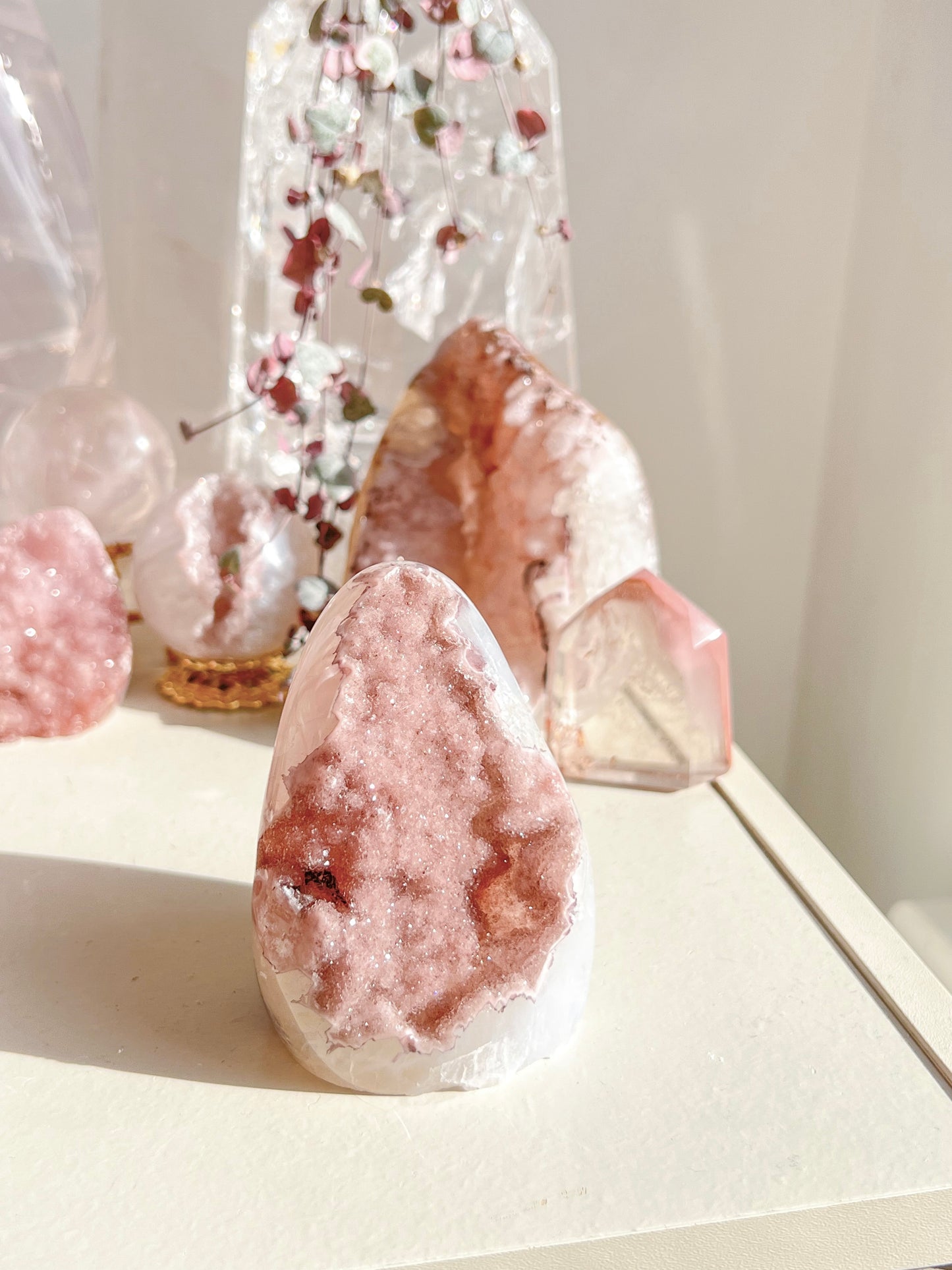 Pink Rainbow Amethyst Freeform