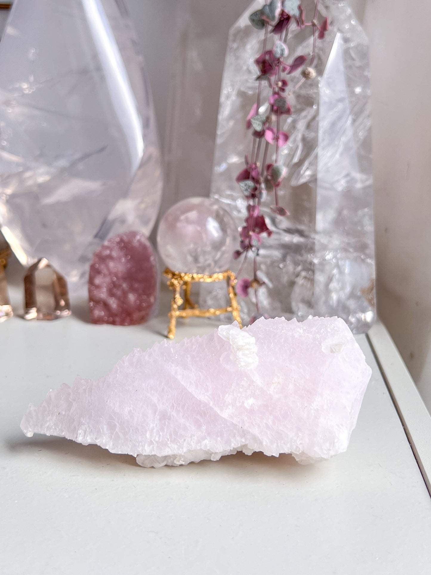 Rare Pink Calcite specimen