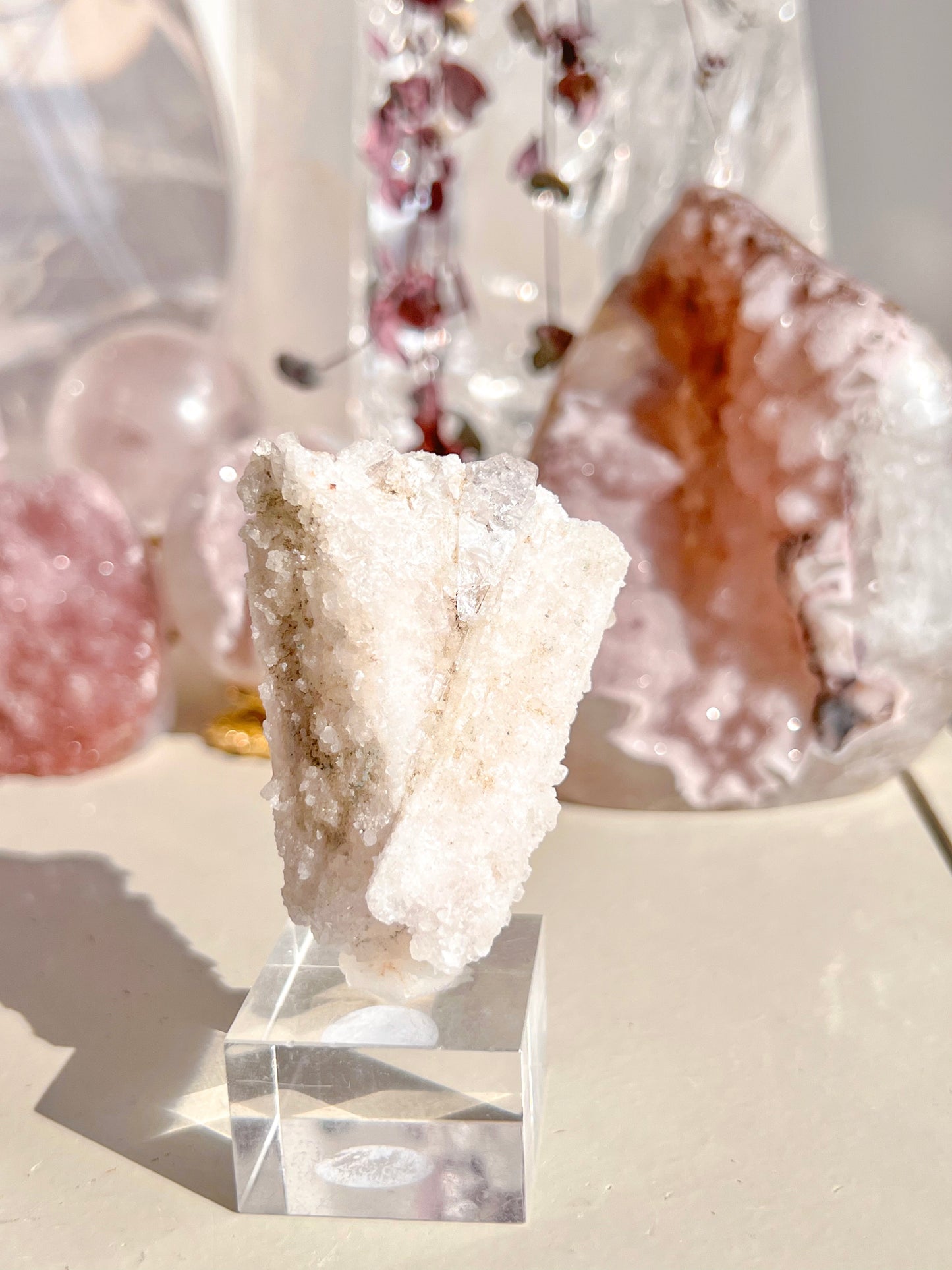 Sugar covered danburite