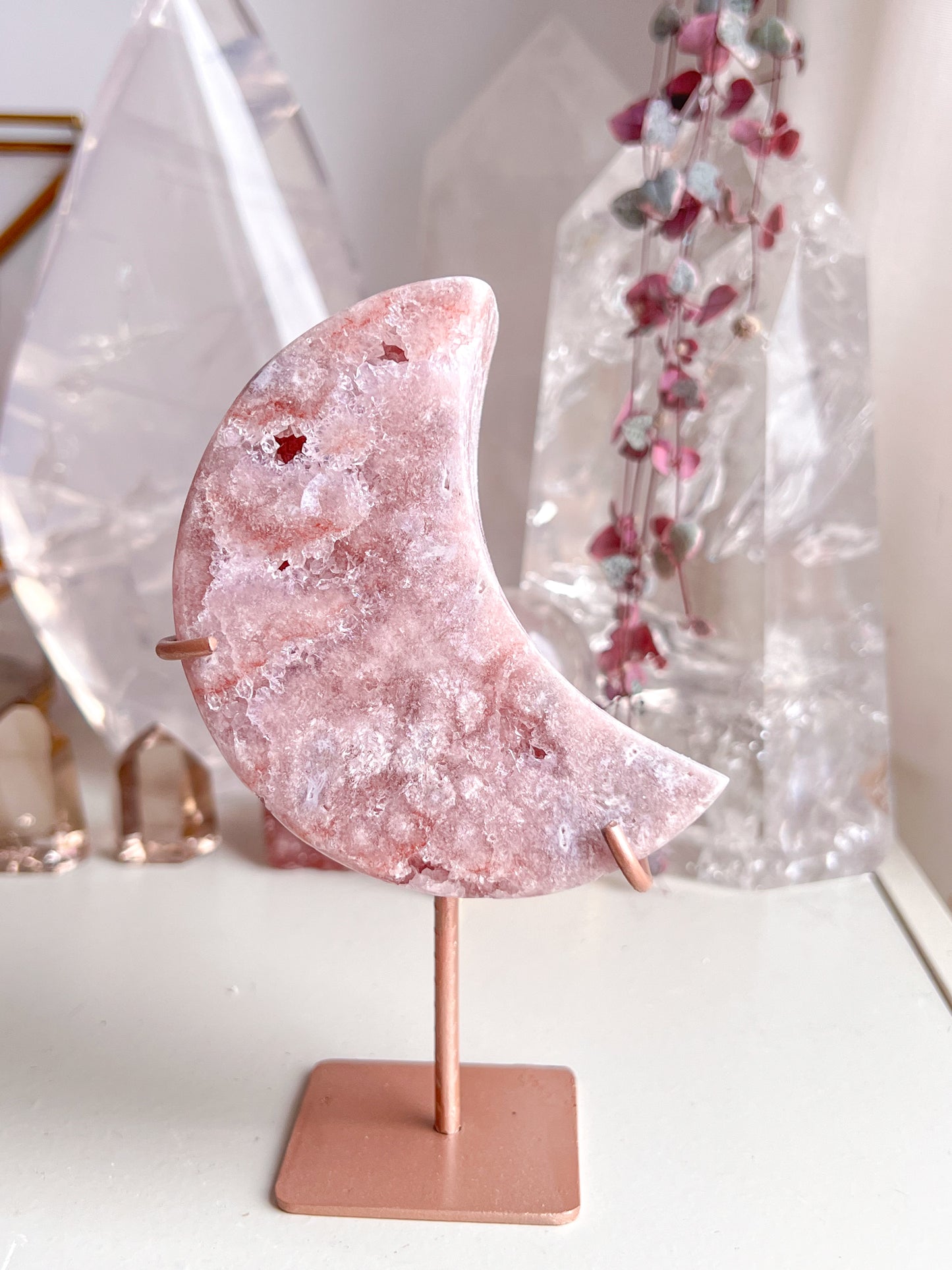 Pink amethyst moon