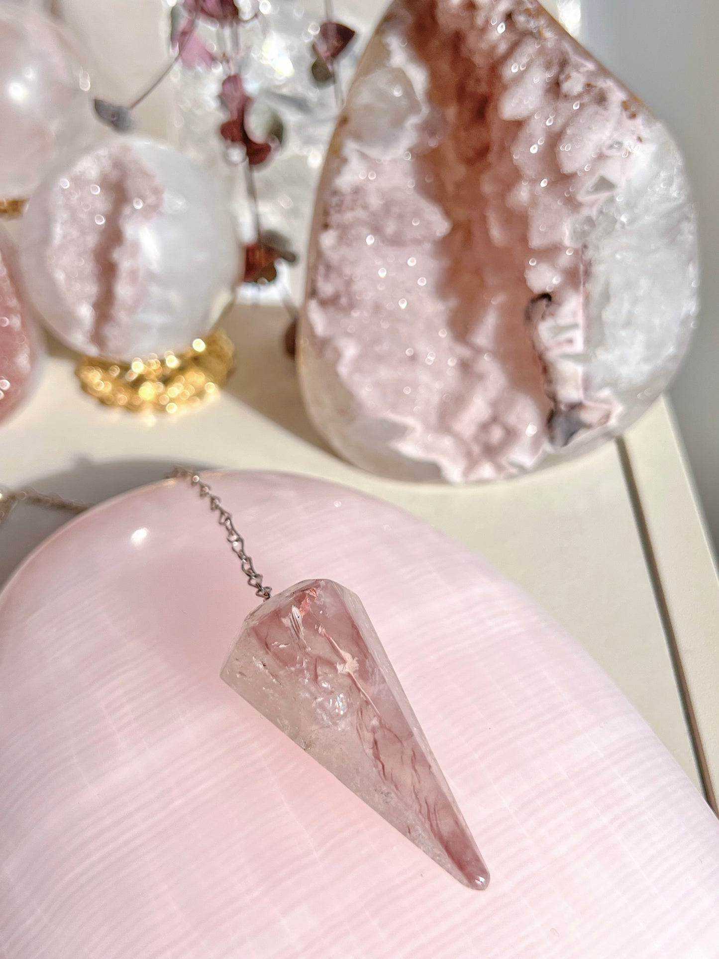 Pink Lithium Pendulum