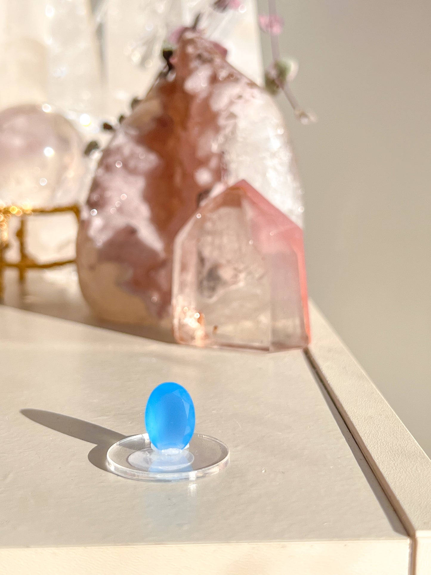 Blue Chalcedony Gem