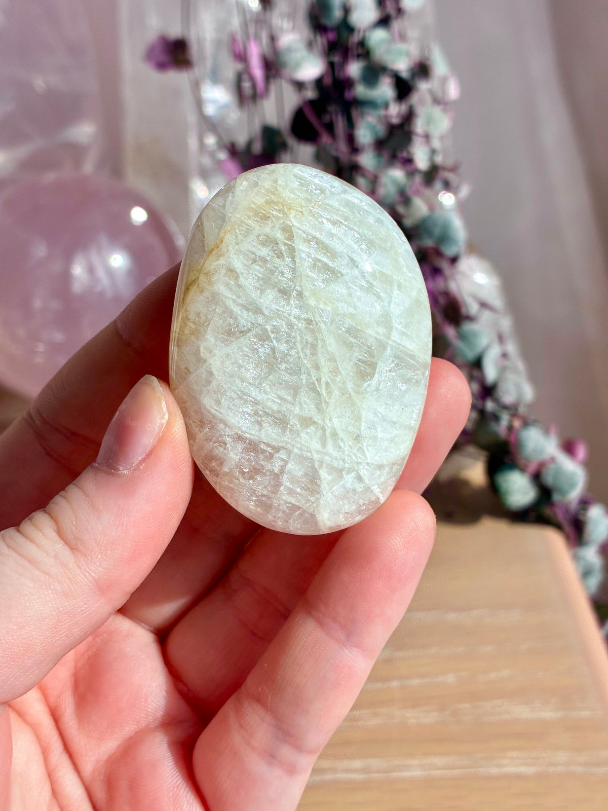 russian natrolite palmstone