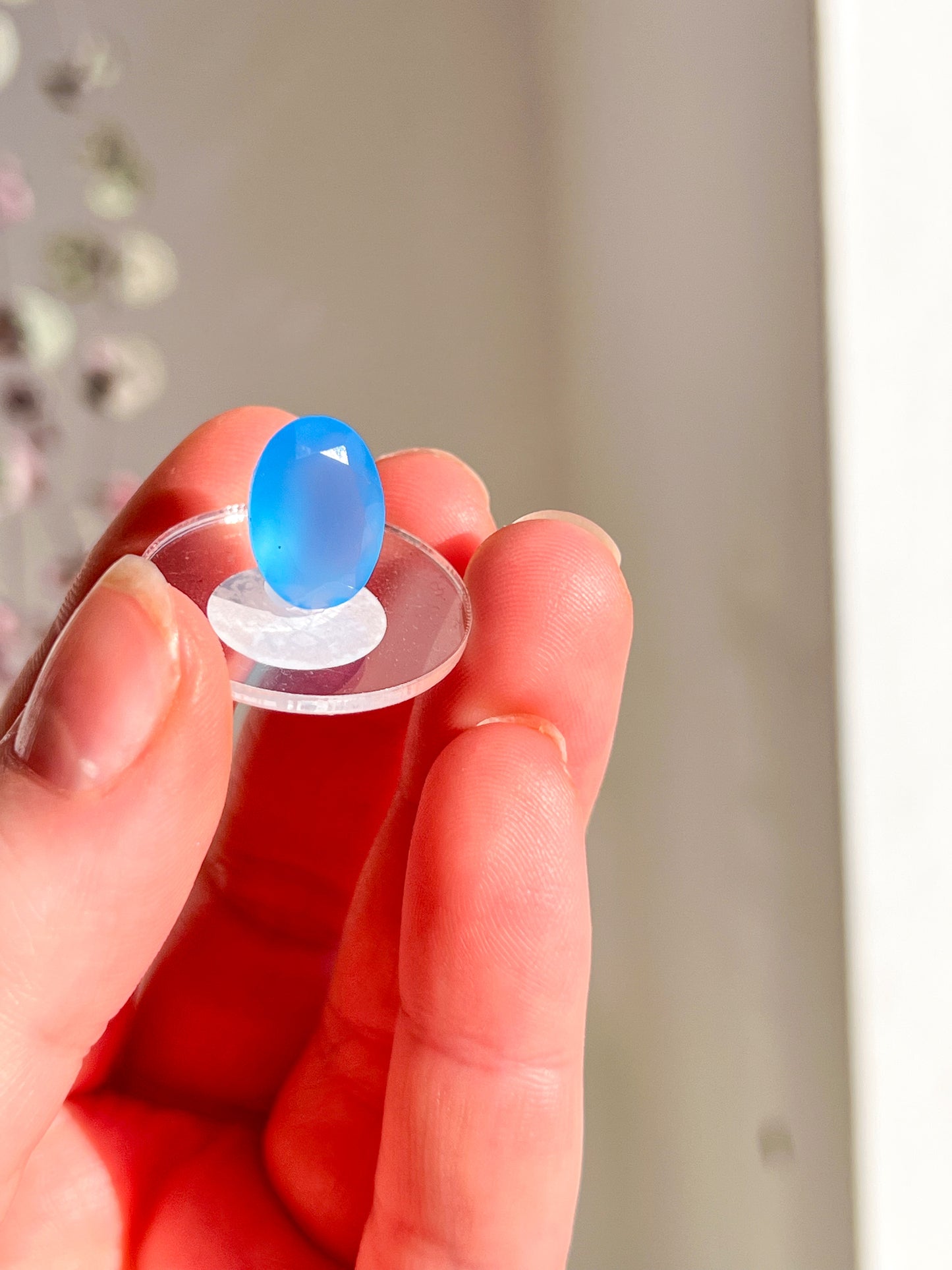 Blue Chalcedony Gem
