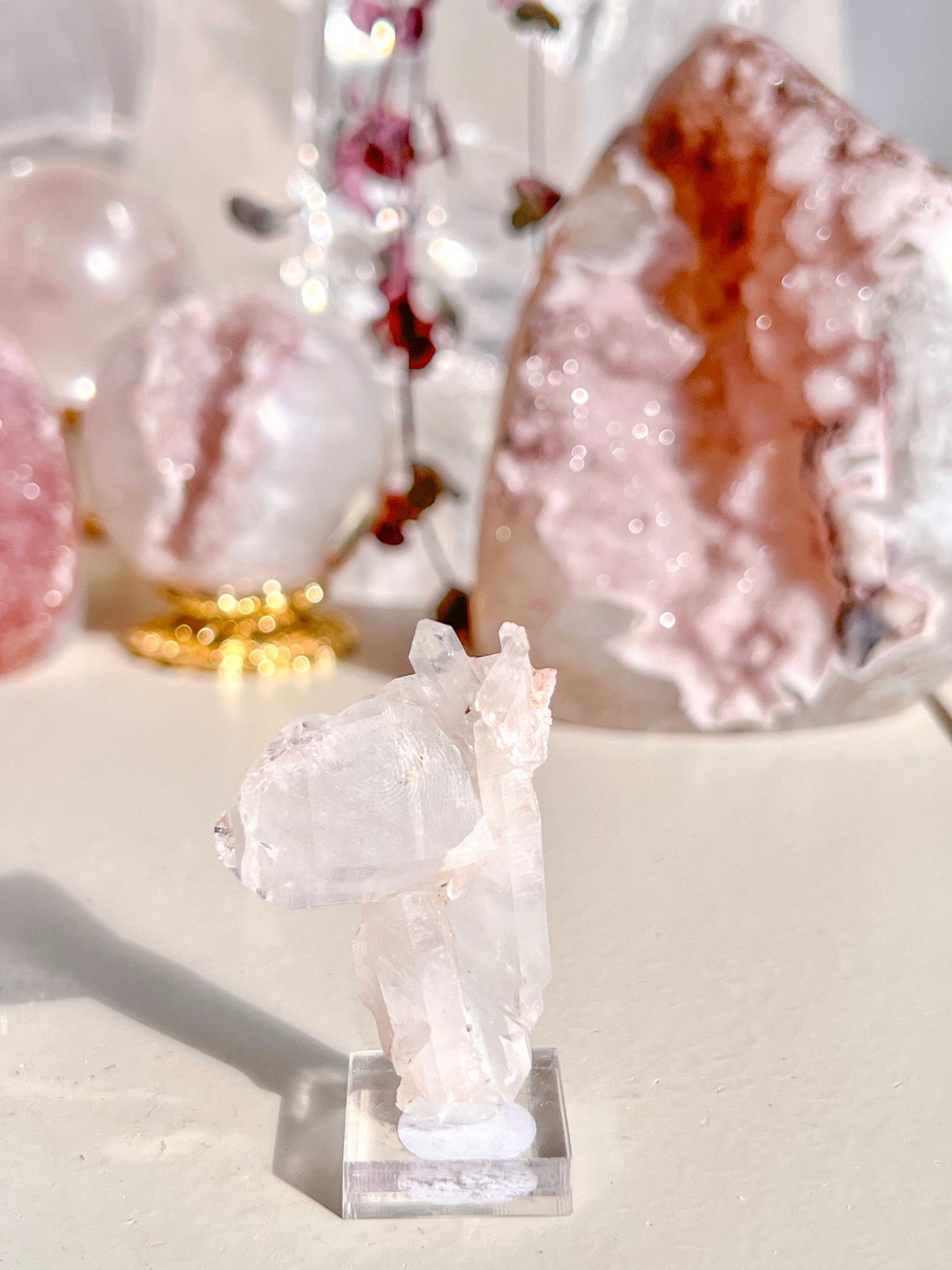 Sacred Pink Lemurian Cluster