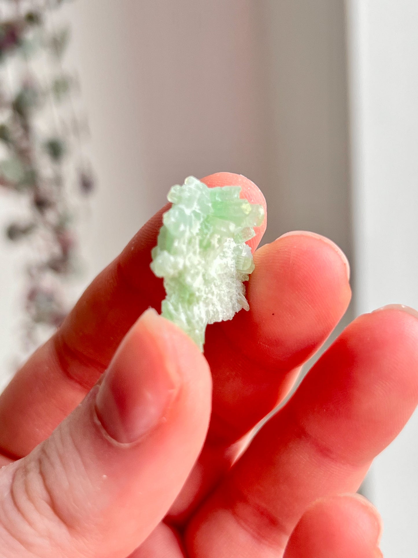 Green Tourmaline Cluster