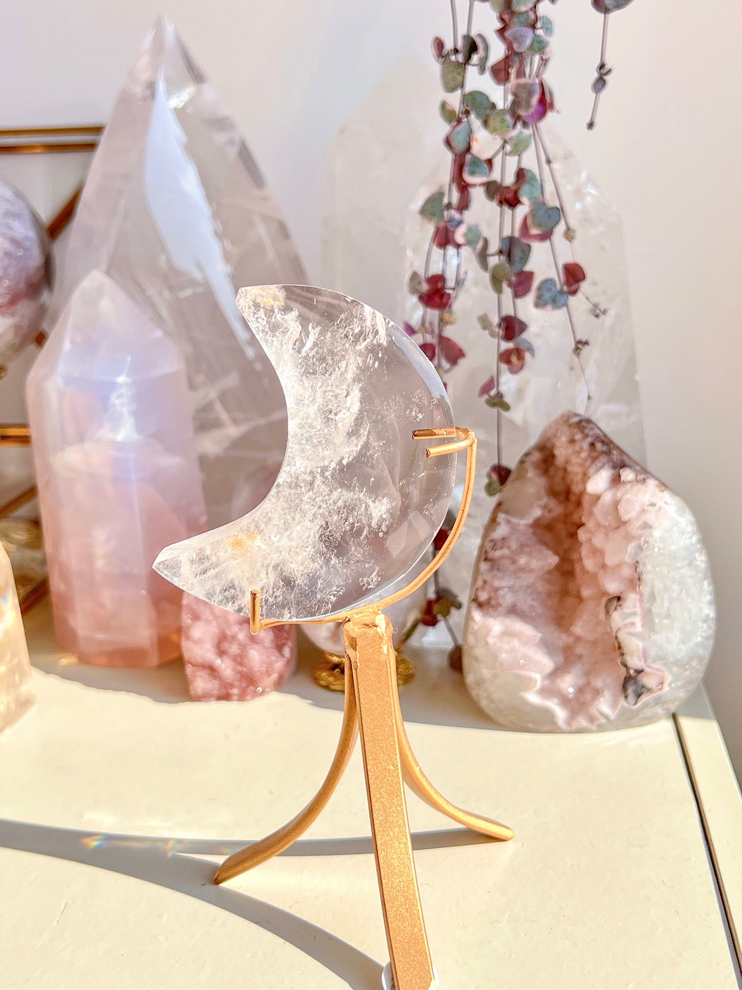Lemurian Quartz Moon