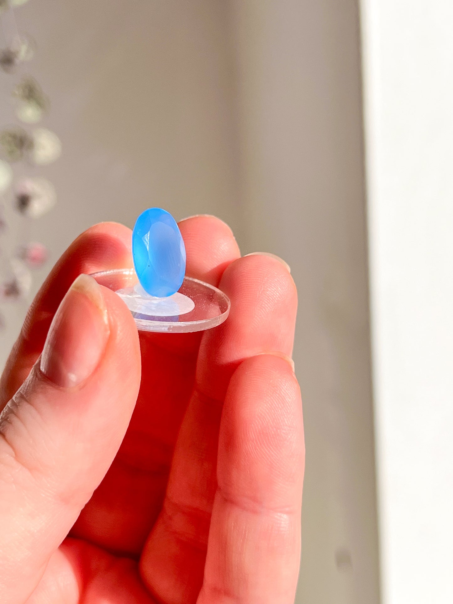Blue Chalcedony Gem