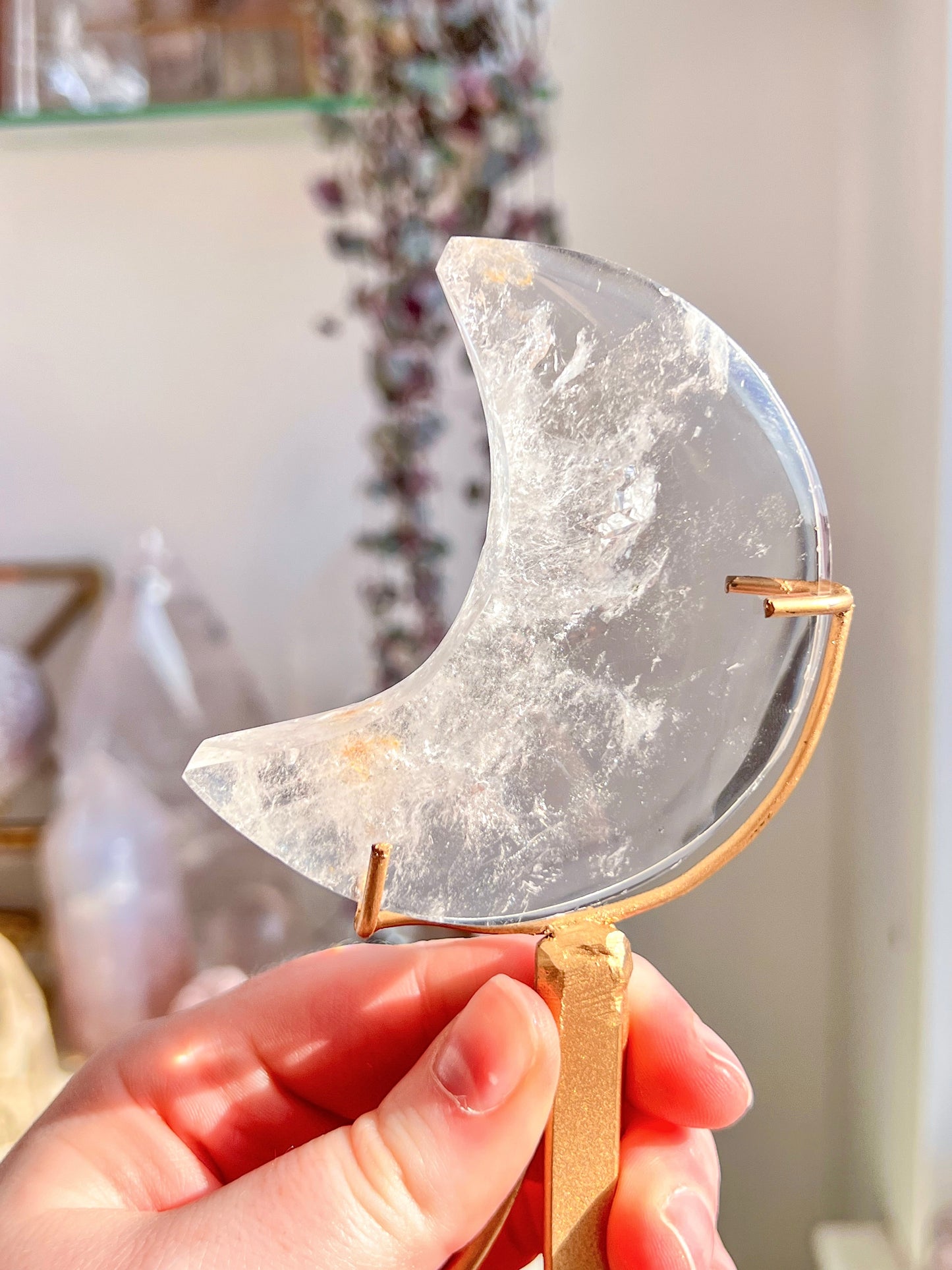 Lemurian Quartz Moon