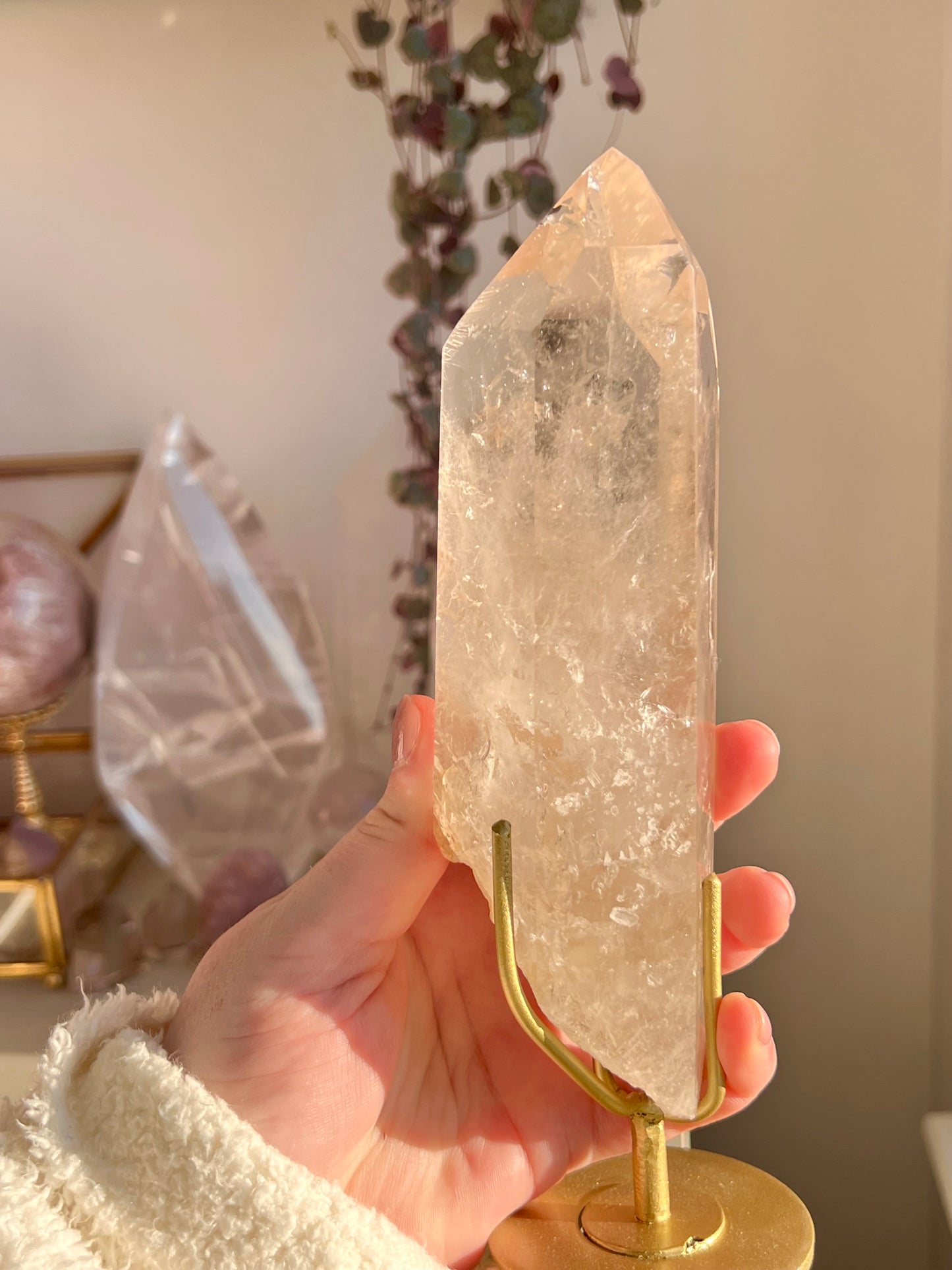 Golden Smokey Quartz with Rutile