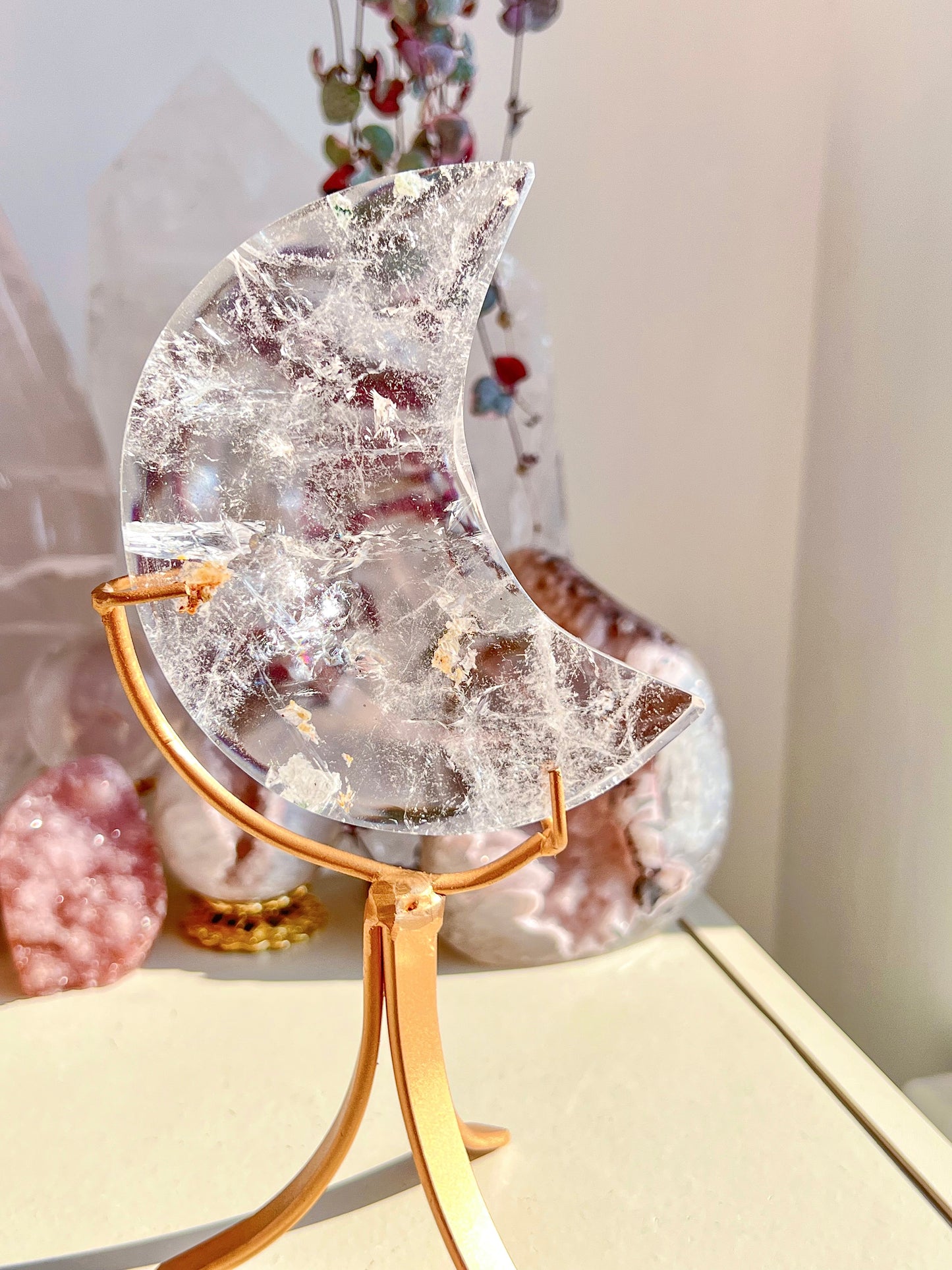Lemurian Quartz Moon