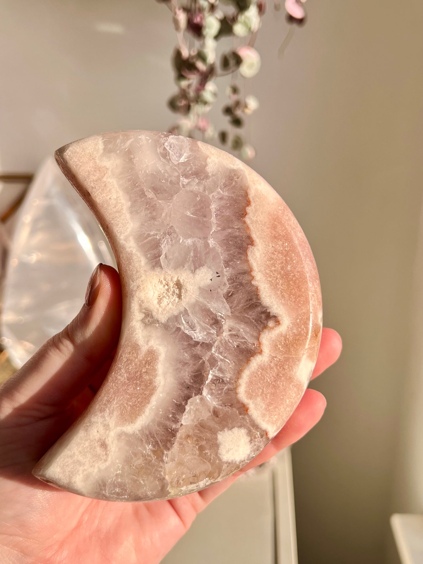 Pink amethyst moon