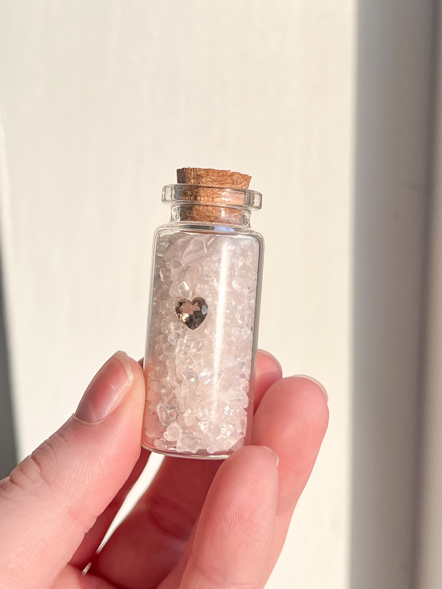 Blissful bottle - Smokey Quartz
