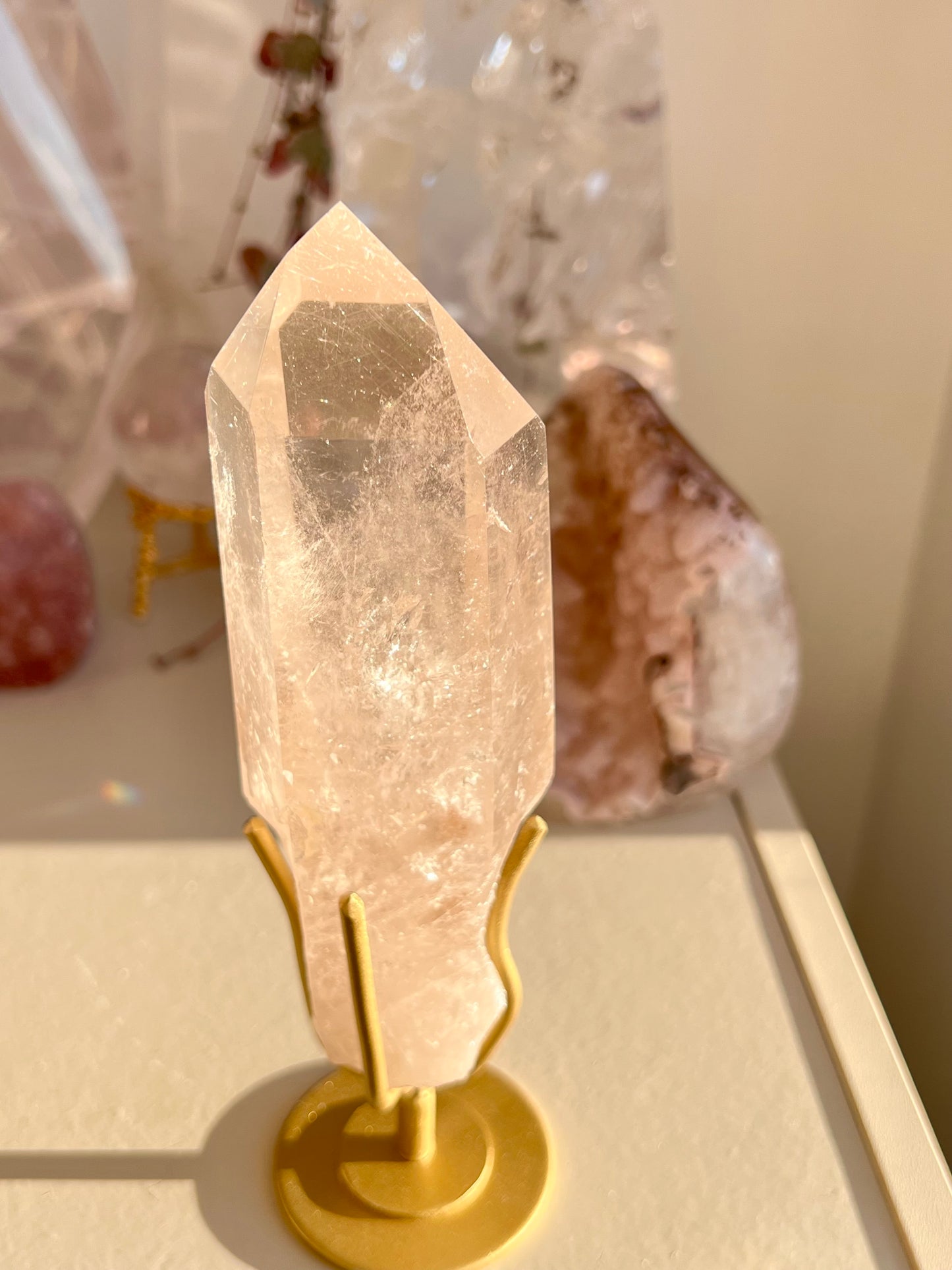 Golden Smokey Quartz with Rutile