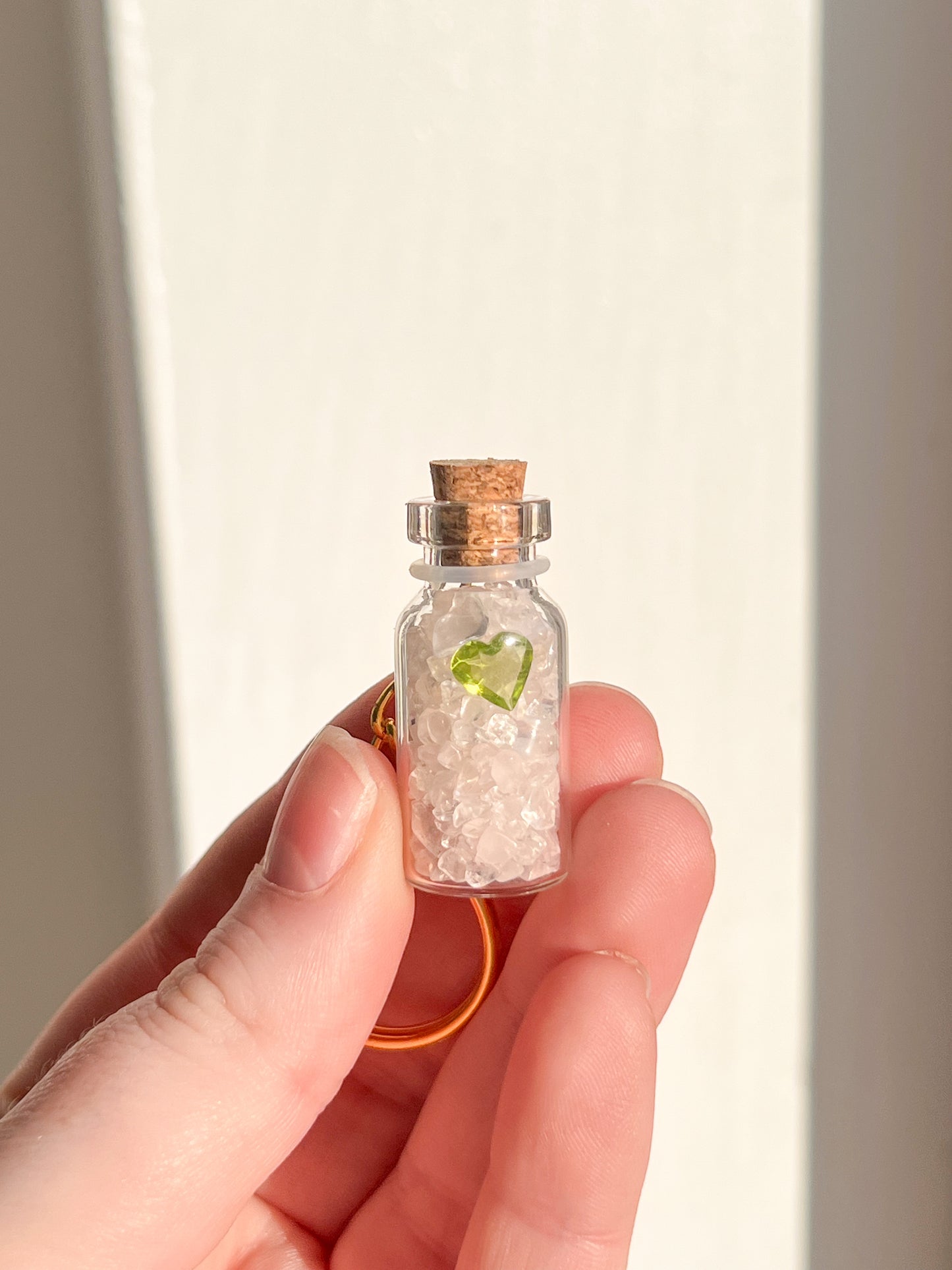 Blissful on the go key ring - Peridot